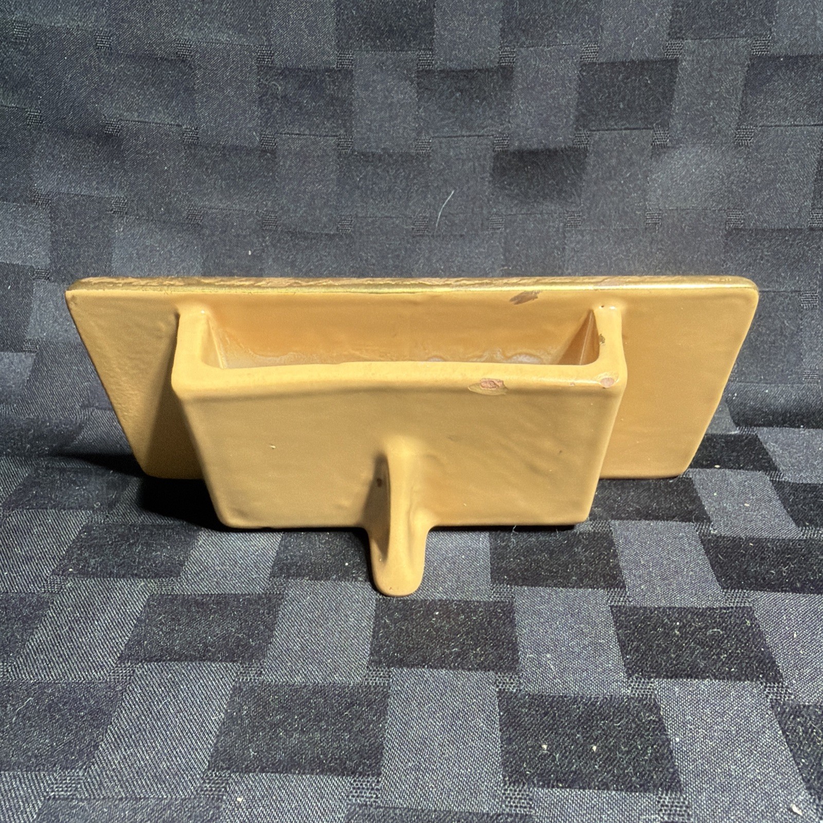 Stanley Pottery Dealer Sign Granada Gold Vintage RARE. MCM