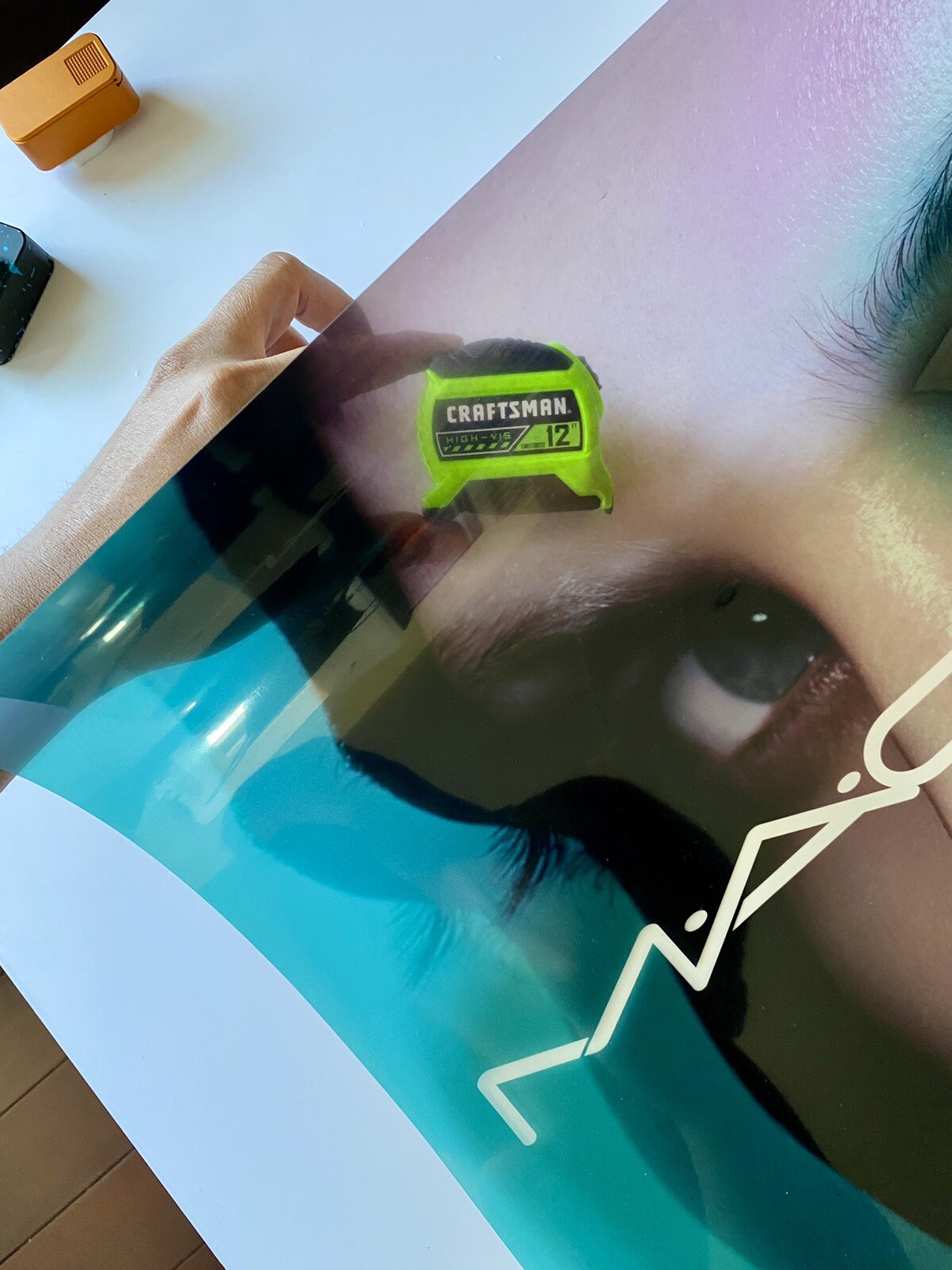 2003 ORIGINAL Light Box Store Display Poster Vintage MAC Cosmetics – AQUADISIAC