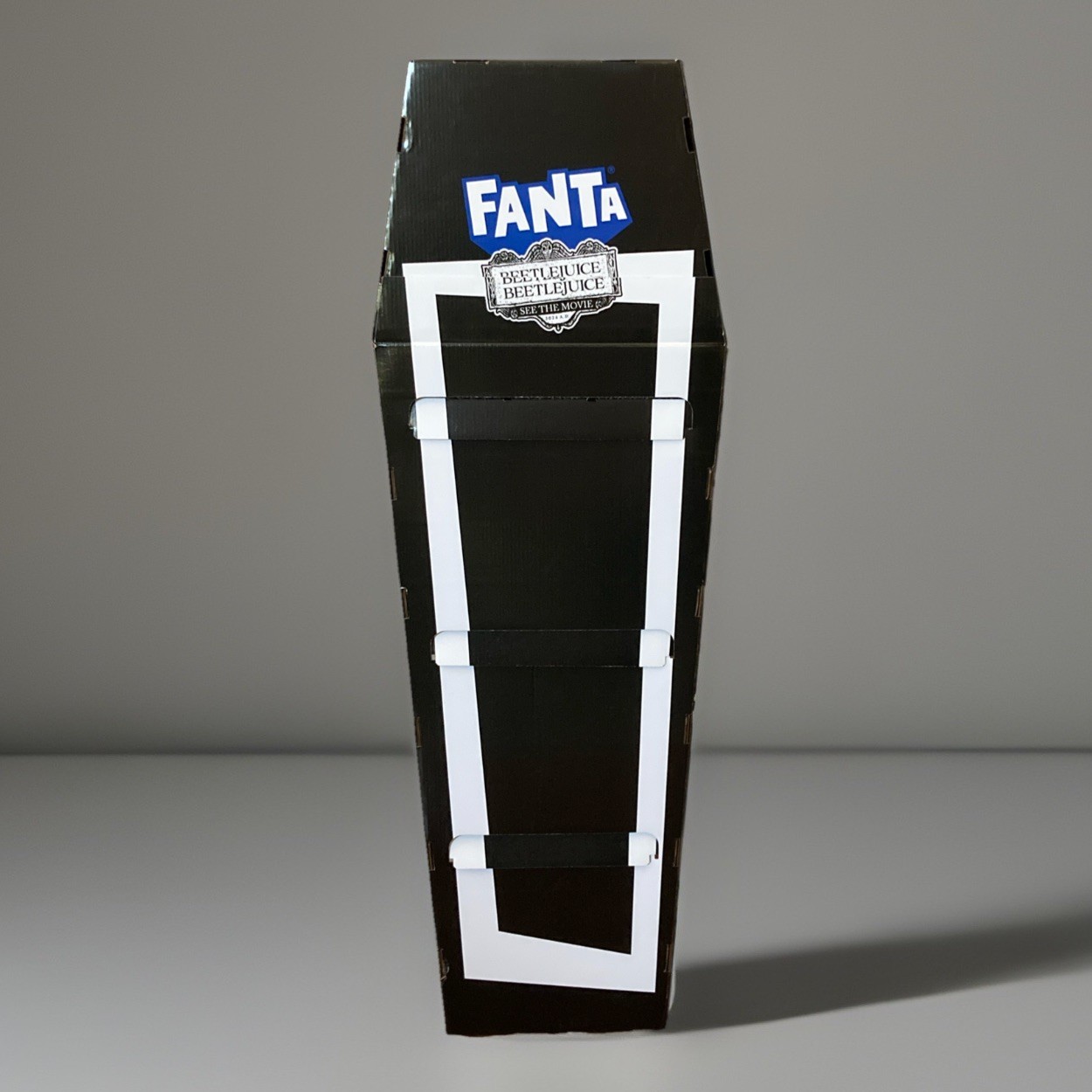 Fanta Beetlejuice Movie Coffin Display Rack – Rare Retail Promo Shelf Stand