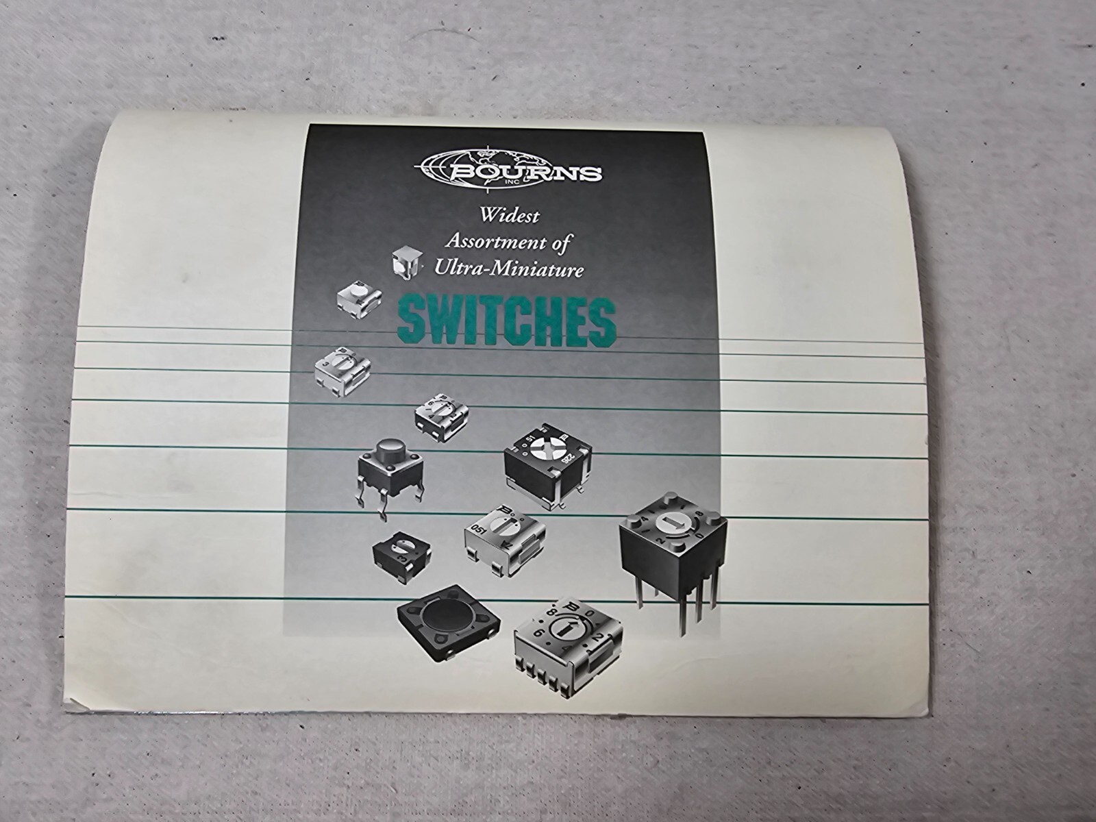Bourns Micro Miniature Switch Products Display Selection Guide – Vintage