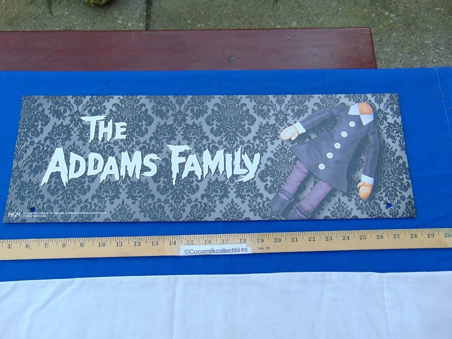Spirit Halloween Cardboard End Cap Store Display Sign The Addams Family Adams