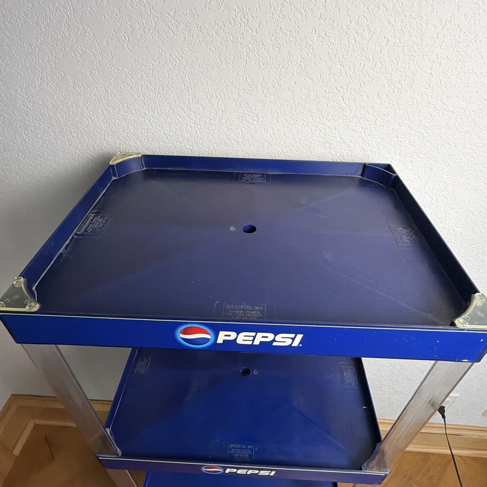 Vintage Pepsi Showoff 3×4 Store Display Rack Paul Flum 4 Tier Counter Display
