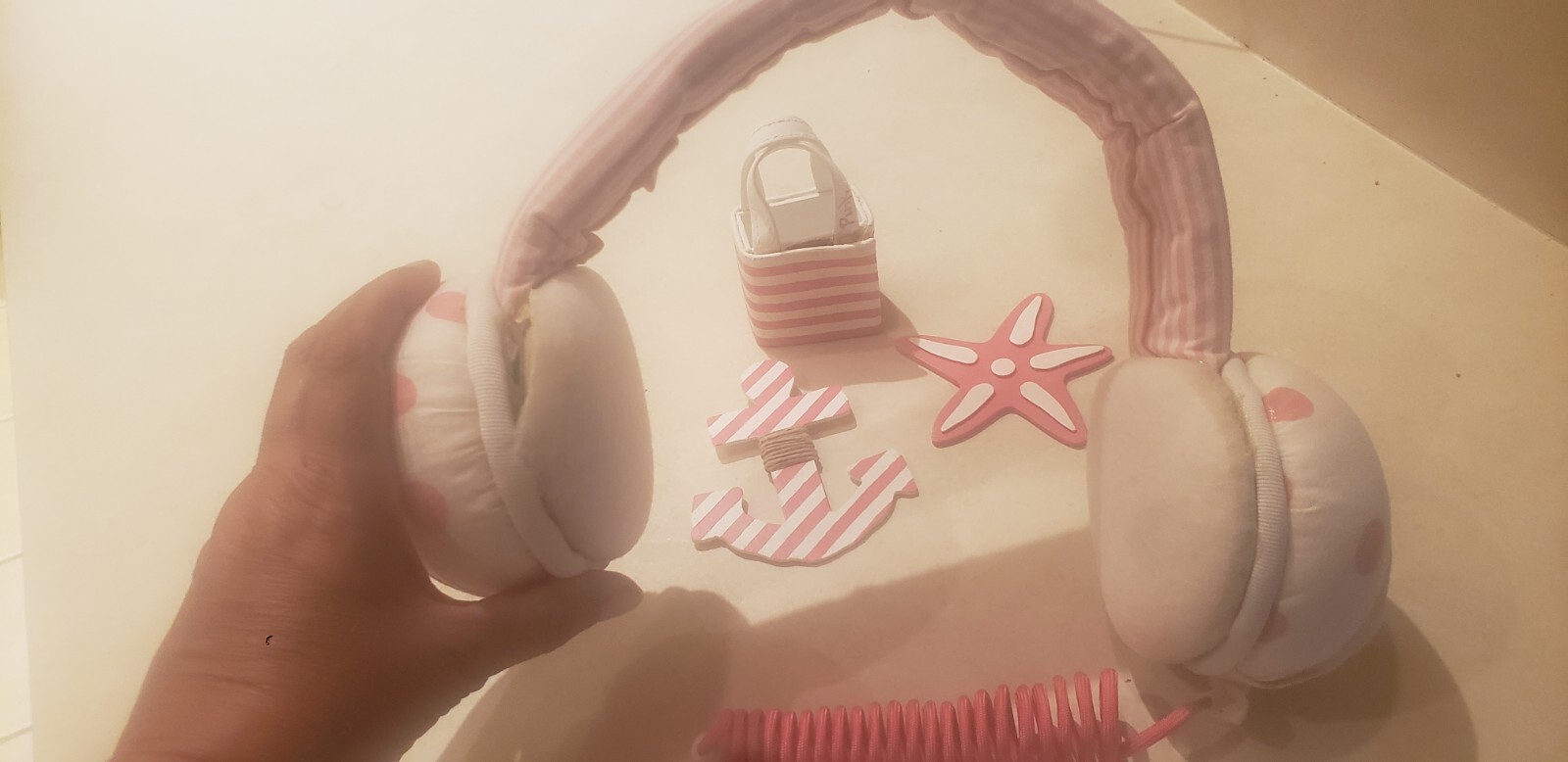 One Of A Kind Victoria’s secret StoreDisplays Headphones & matching 3 piece set