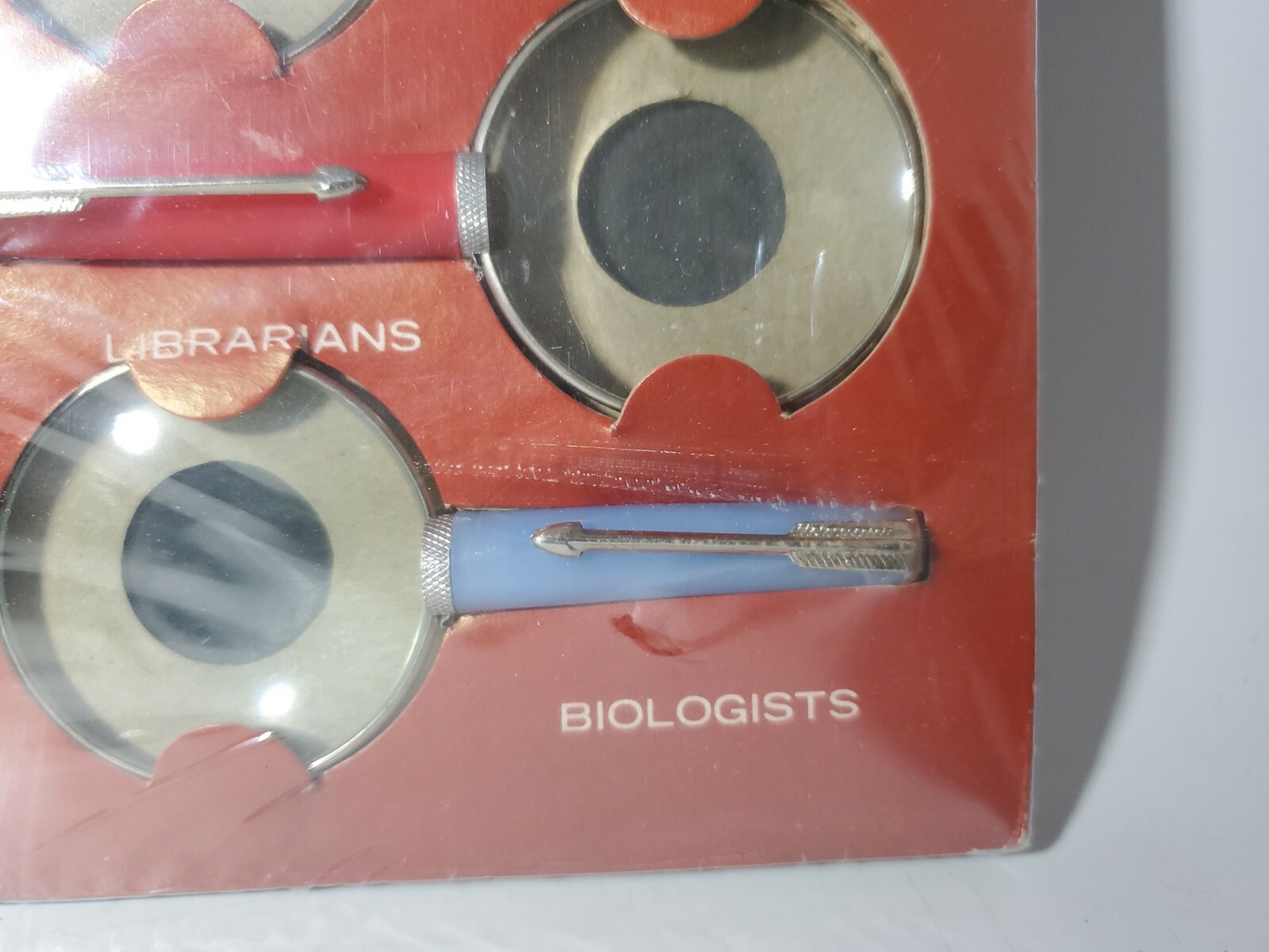 Vintage High Power Pocket Magnifiers Full Store Display Set RARE