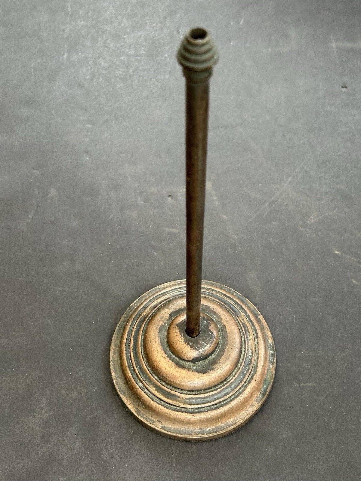 1895-1910 FRANKEL DISPLAY FIXTURE CO NYC Cast Iron Retail Store Display Base/Rod