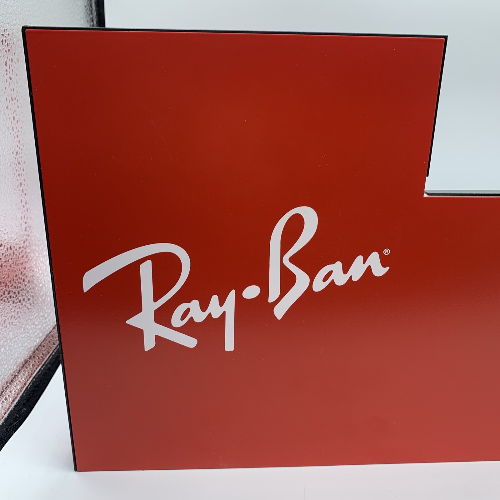 Ray-Ban Advertising Promo Retail Counter Display Stand Shelf Sign Made in Italy