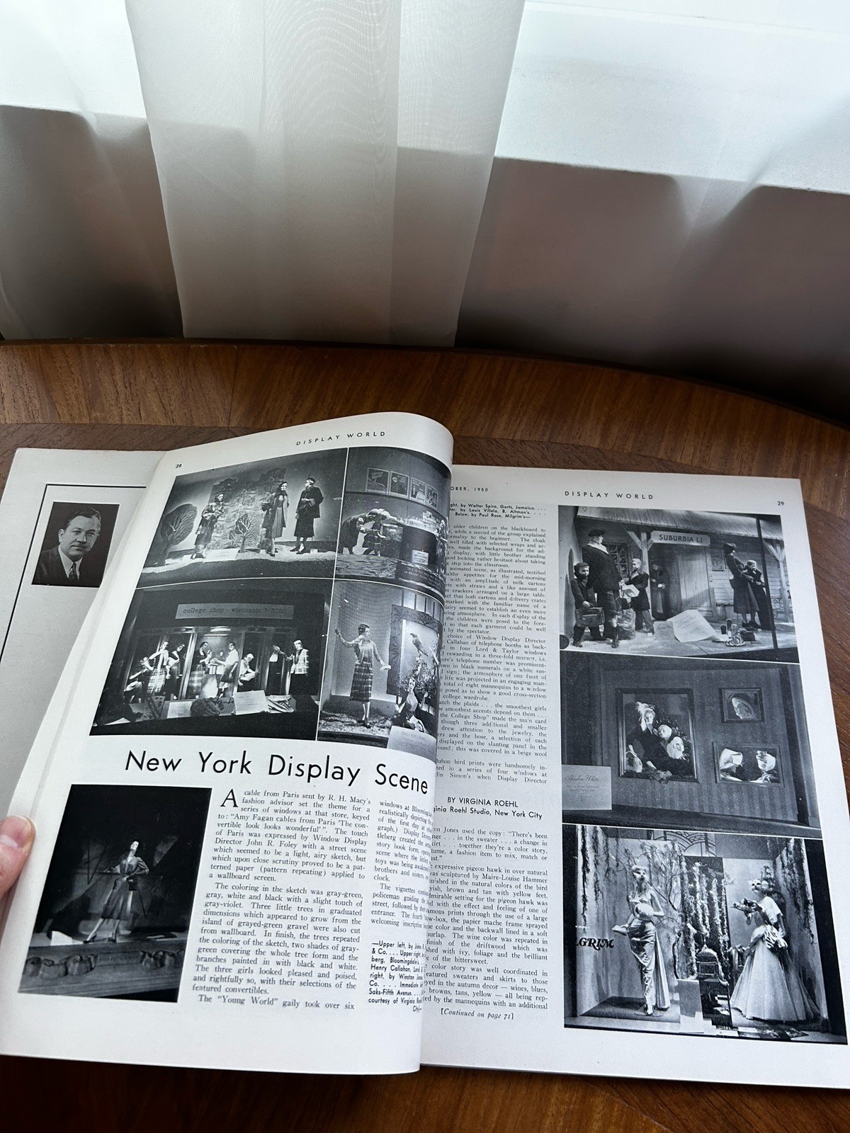 Vintage Display World Magazine 1950 Retail Store Window Mannequins Advertising