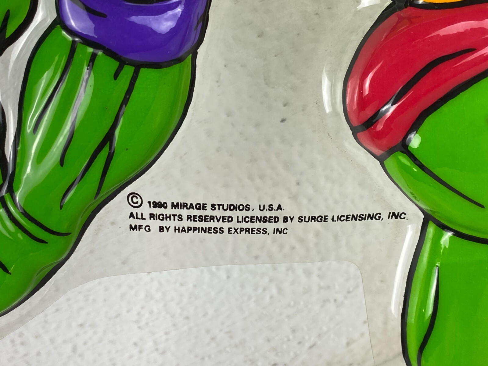 TMNT Teenage Mutant Ninja Turtles Vintage Plastic Display Store Rare Original