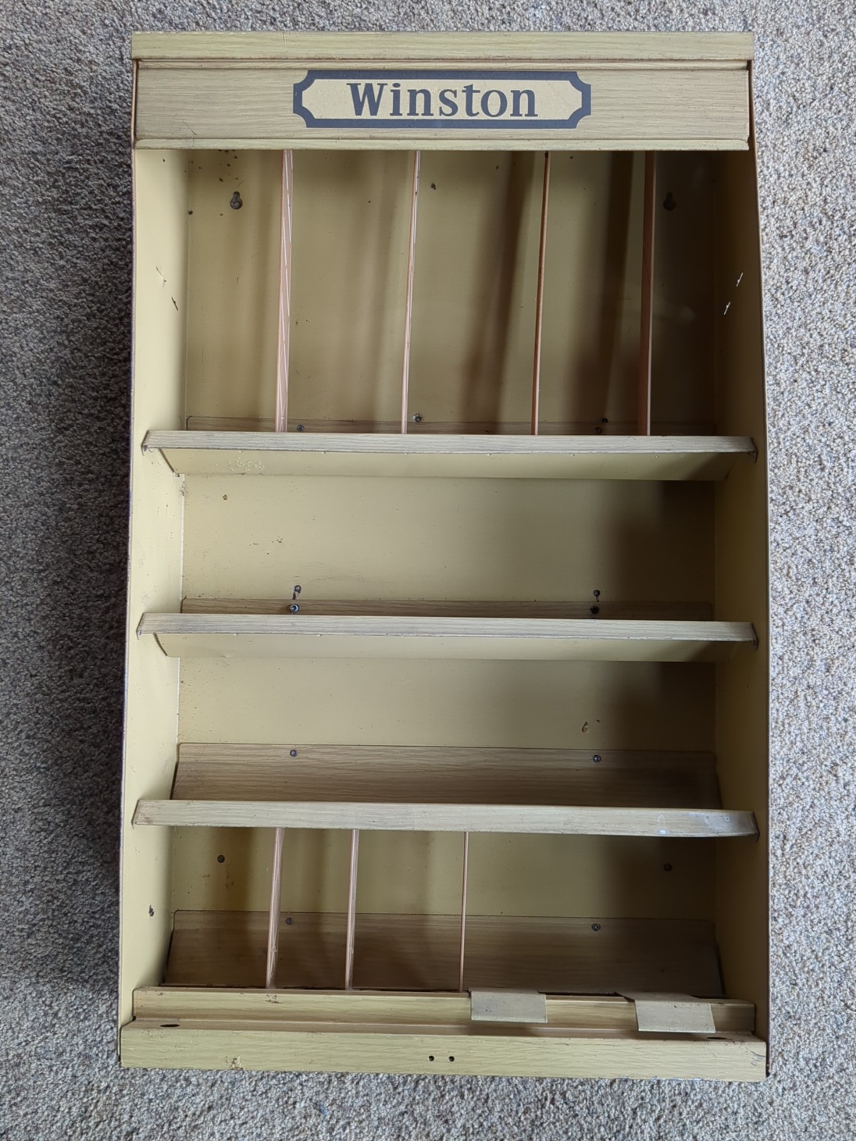 Vintage Winston Cigarette Store Display Rack