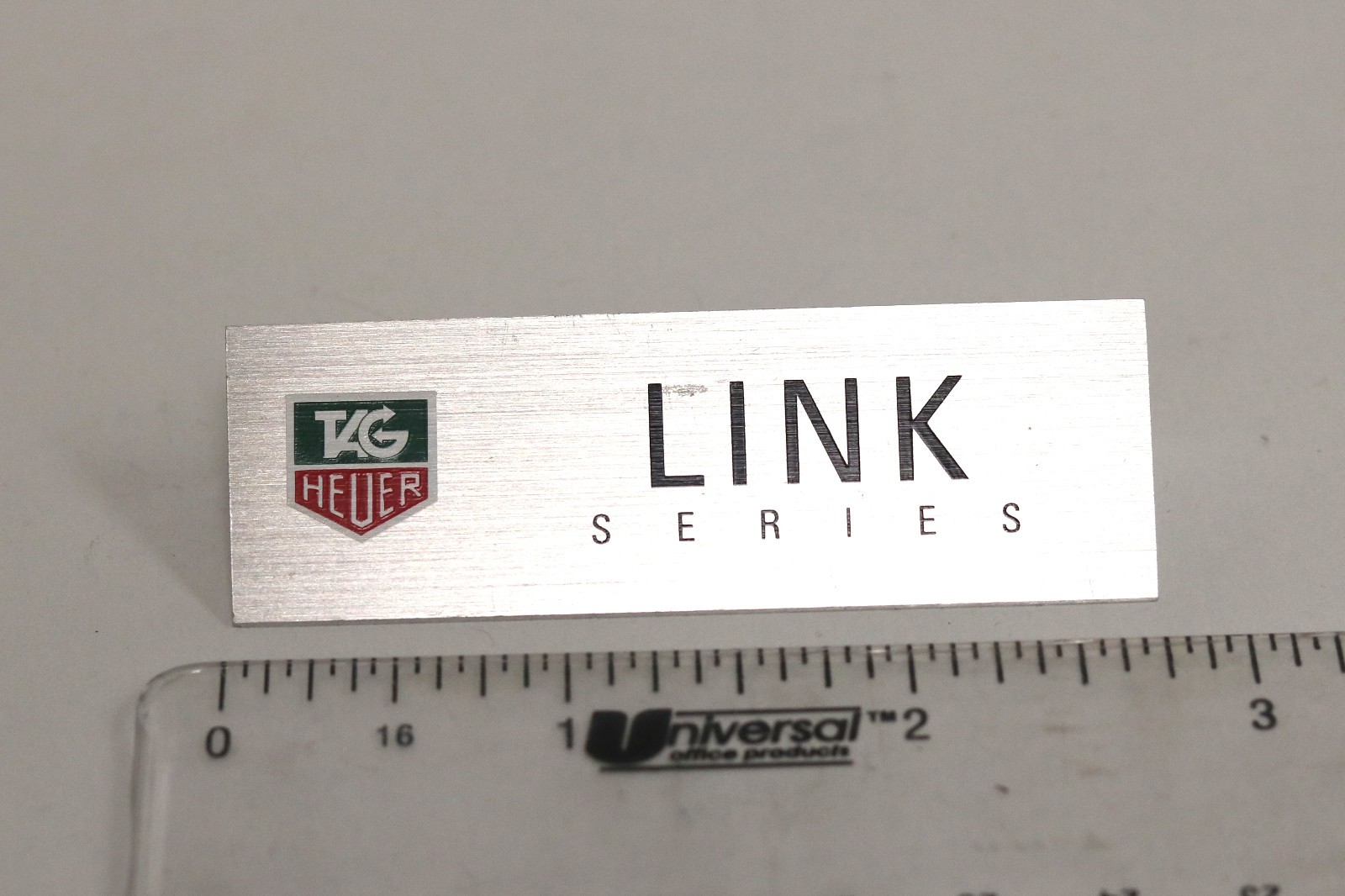 Authentic TAG Heuer Metal Swiss Store Display Sign Authorized Dealer Link
