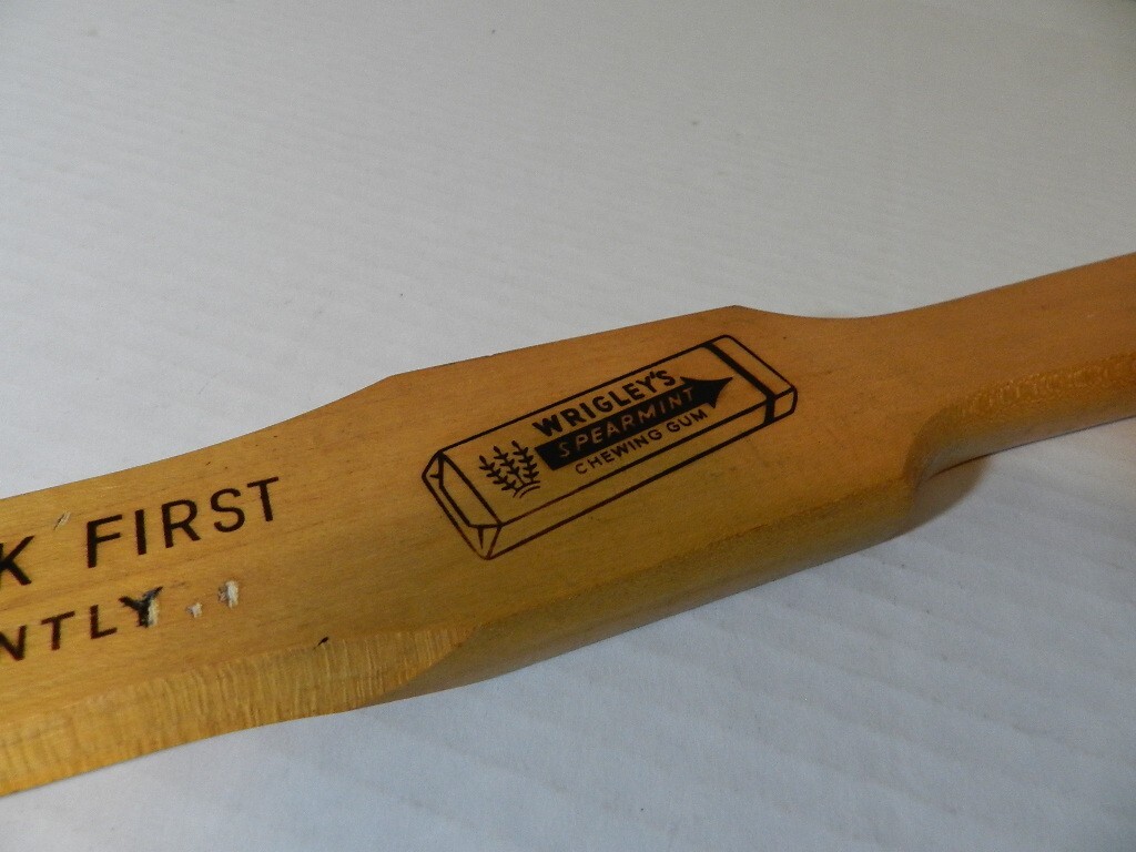 VINTAGE 1940’S WRIGLEY’S CHEWING GUM BOX OPENING TOOL- SORTING TOOL-ADVERTISING