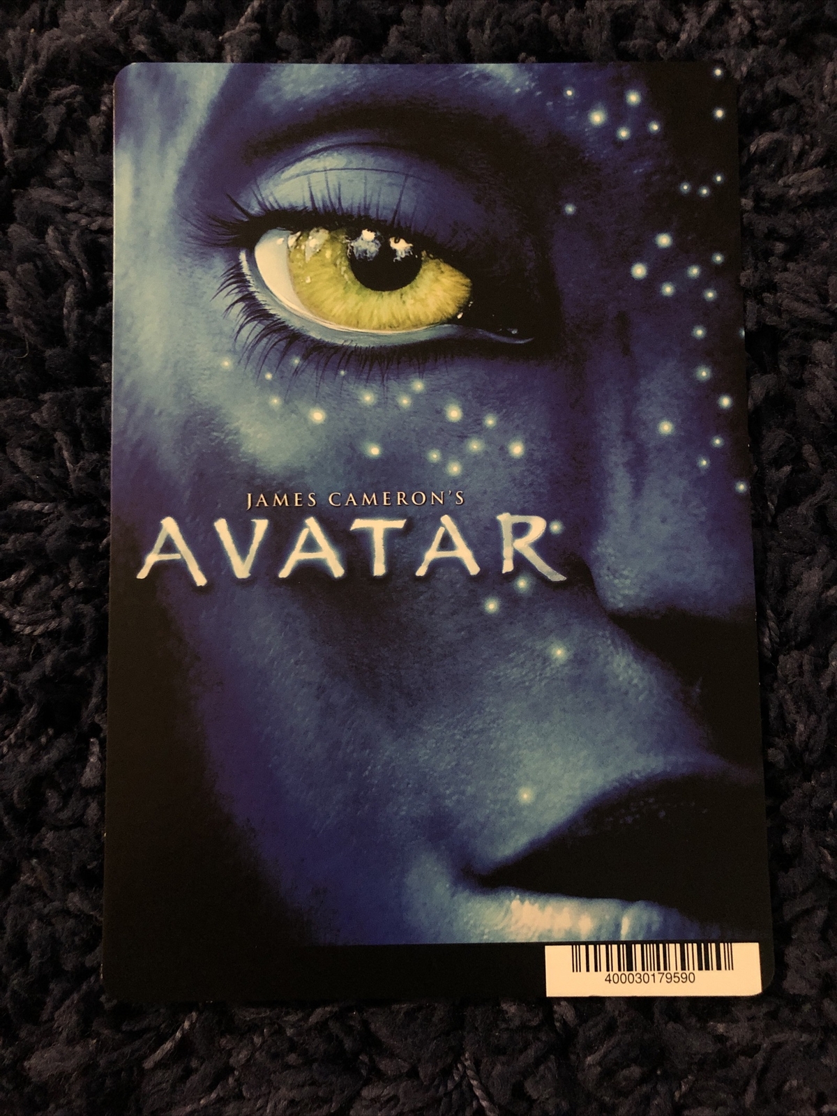 “Avatar” BLOCKBUSTER VIDEO SHELF DISPLAY CARD Disney James Cameron No Movie
