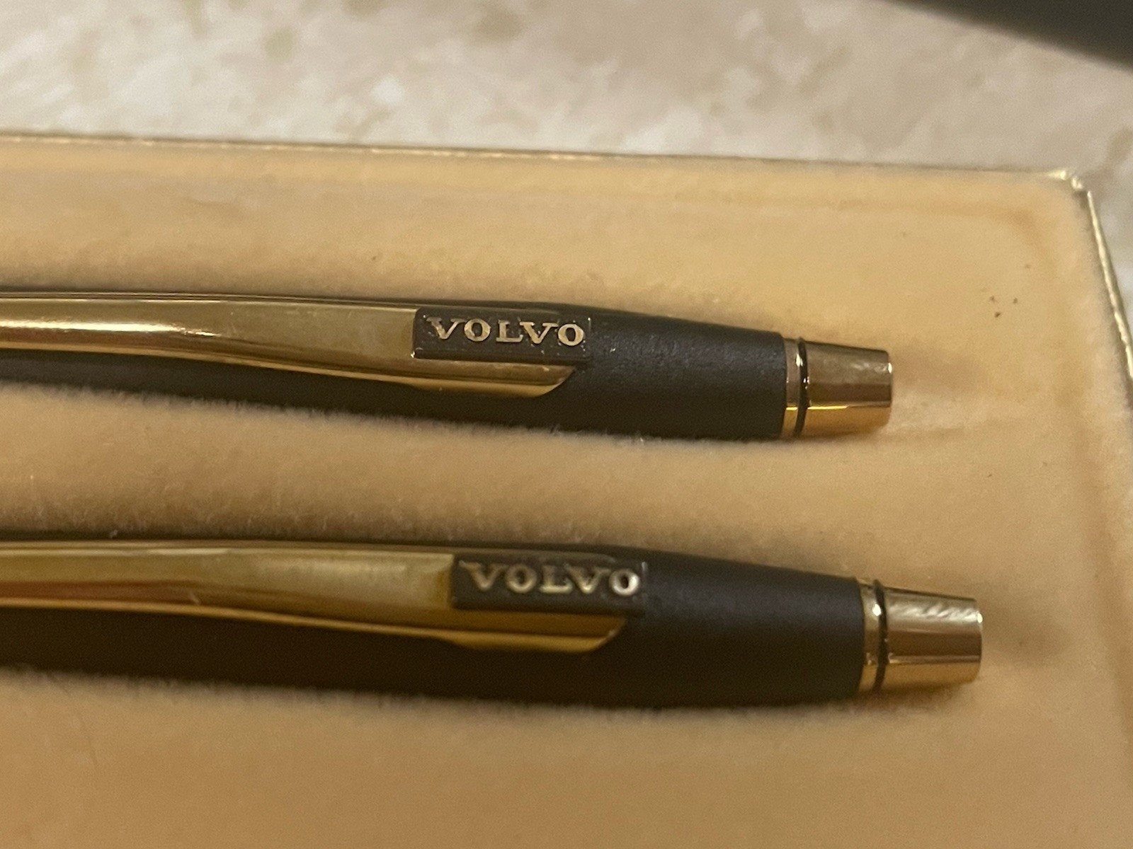 Vintage Volvo Dealer Promo Cross 2501 Pen Pencil Set Logo NIB 1980s Gift