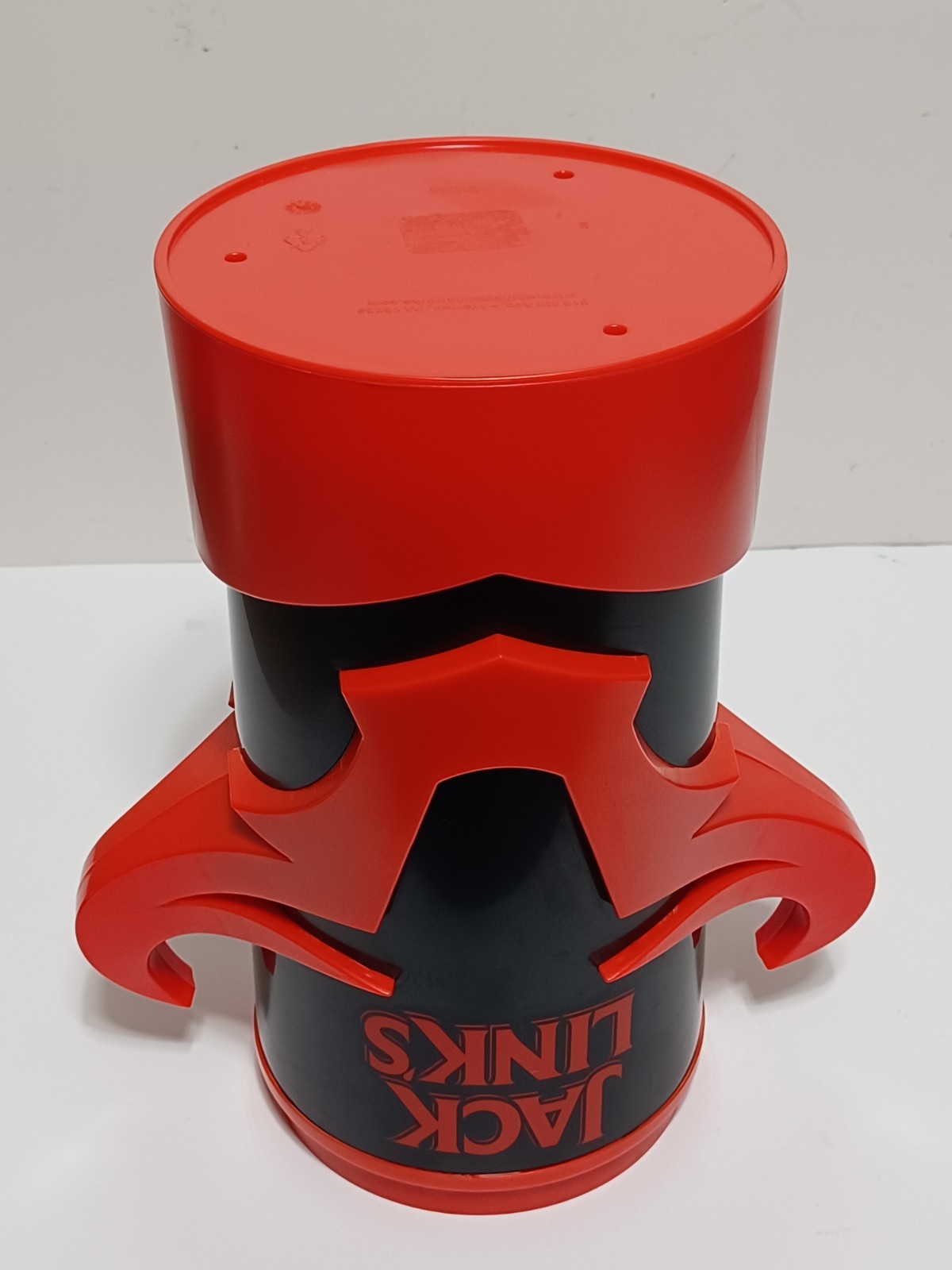 Jack Links Beef Jerky 11″ Store Display Bucket Canister Holder Man Cave▪︎MINT
