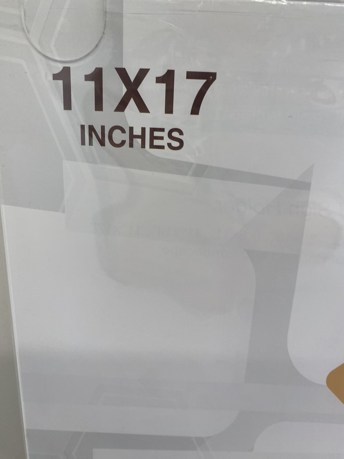 NIUBEE Acrylic Sign Holder 11×17 Horizontal, Clear Poster Picture Frames *5pack*