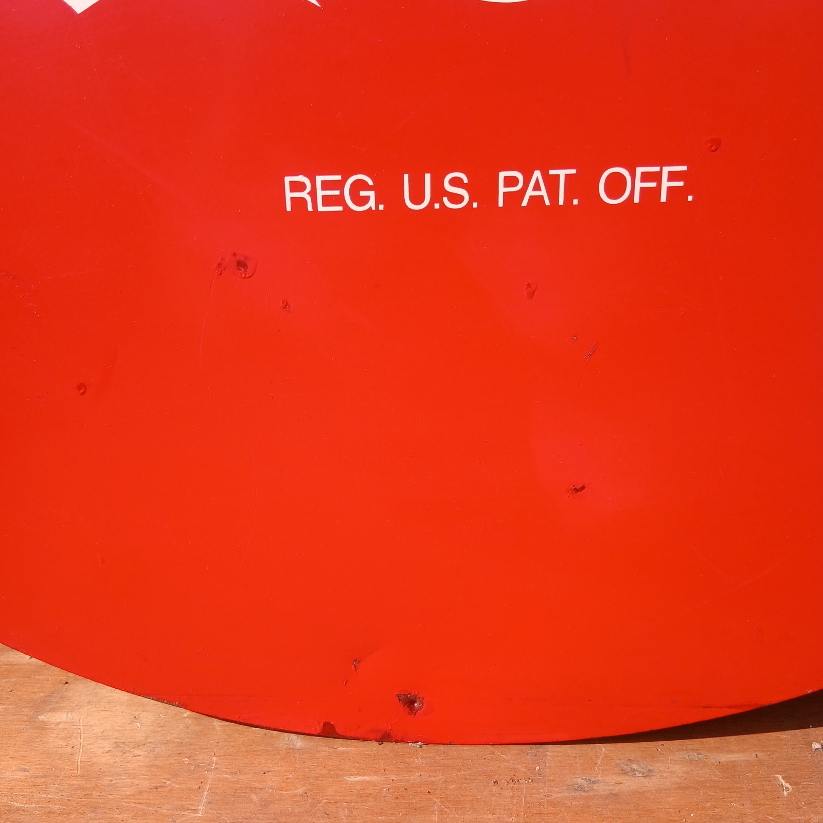 Coca Cola Drink Screen Printed Table Sign