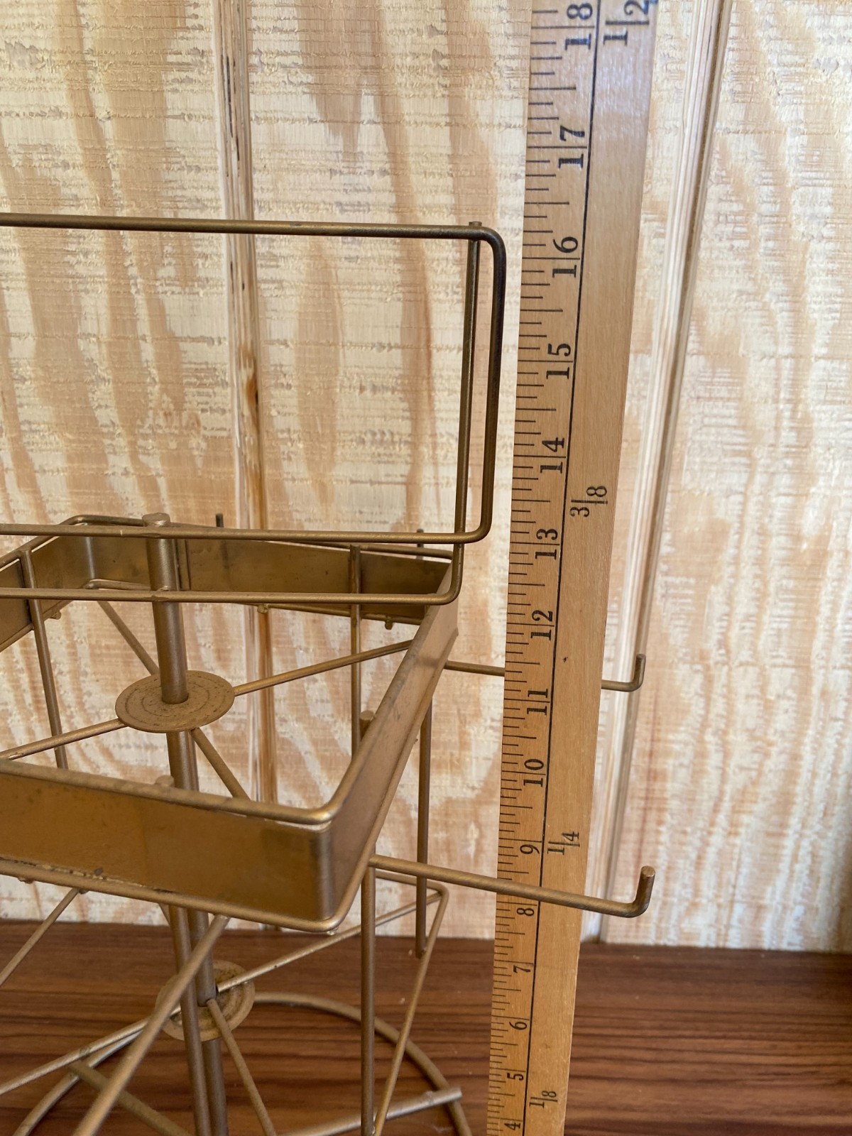Vtg Rotating Retail Store Counter Top Display Stand Rack Jewelry Gun Candy 1950s