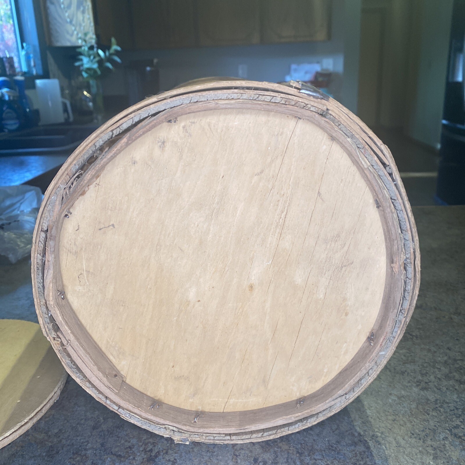 Vintage Huge #15 Colman’s Mustard Wood Shipping Cask Keg Amazing