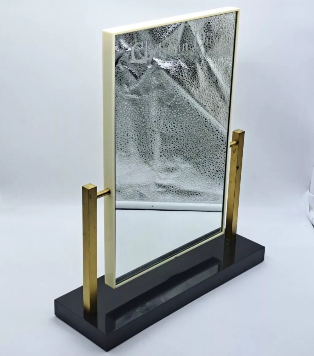 SHOP ADVERTISING DISPLAY MIRROR-CHRISTIAN DIOR-FASHION DESIGN-VINTAGE