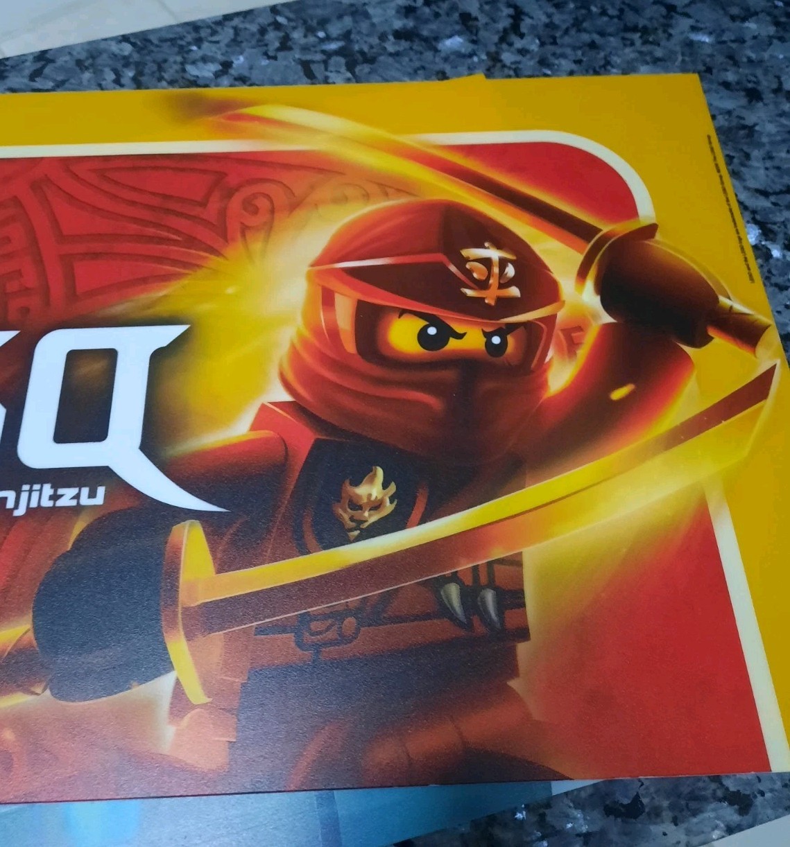 LOT of (3) LEGO Ninjago Star Wars & CITY Acrylic Plastic Toys R Us Display Signs