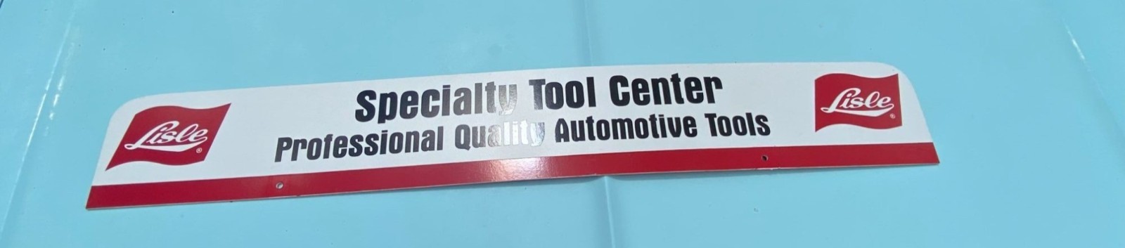 Lisle 42″ X 6″ Double-Sided Specialty Tool Center Plastic Display Sign