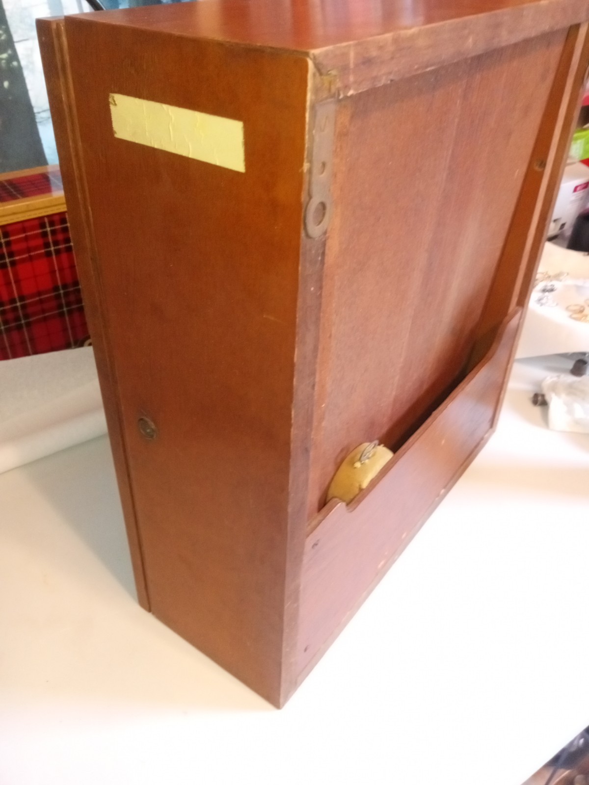 Vintage Early 1900s Hardware Store File Display Case ..Delta Files…..