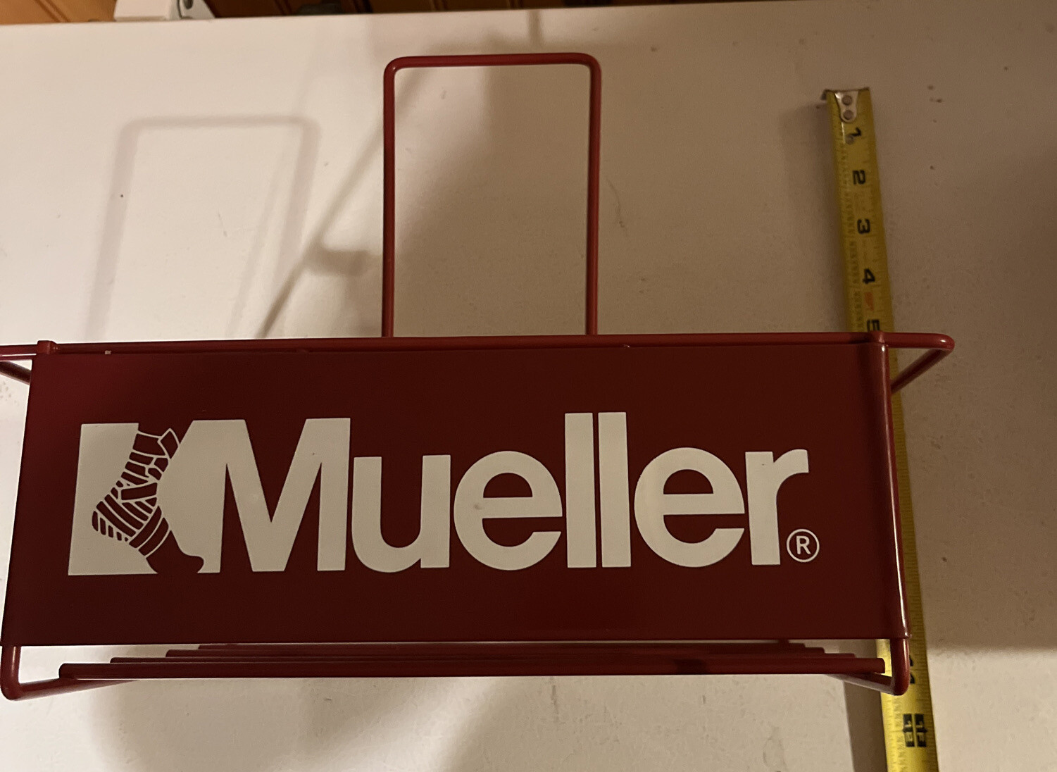 Vintage Mueller Ankle Socks Metal Store Display Rack Carrier