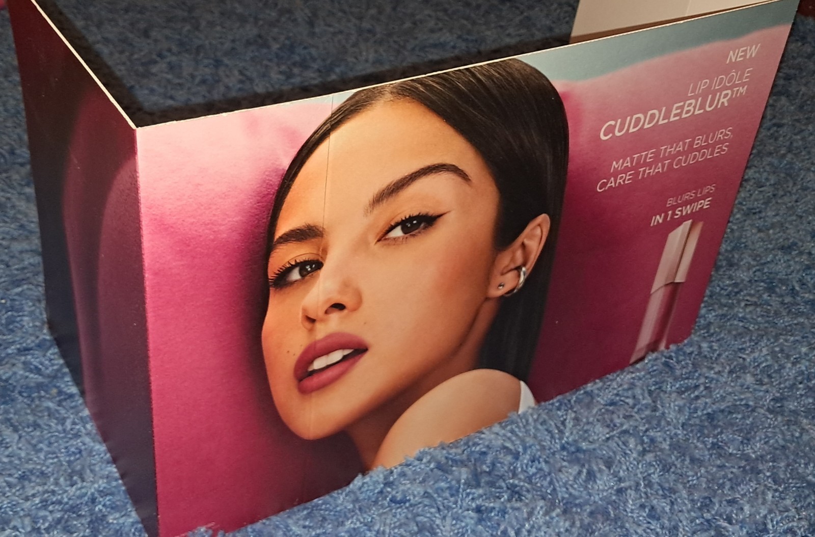 Olivia Rodrigo PROMO STORE DISPLAY Ulta Beauty Promotional Cuddleblur Standee