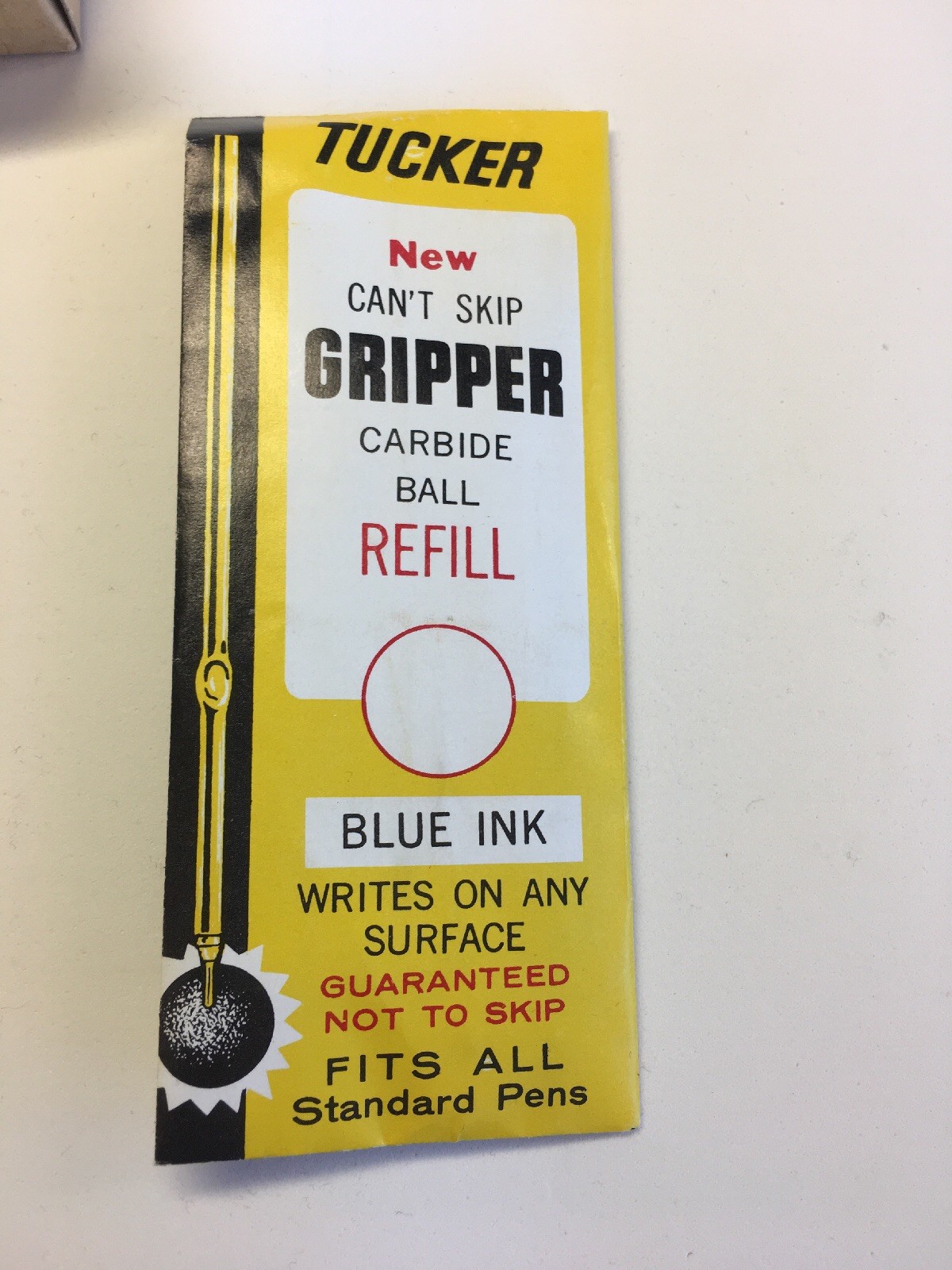 Vintage Tuckersharpe Ball Pen Refills Box with 11 Refills