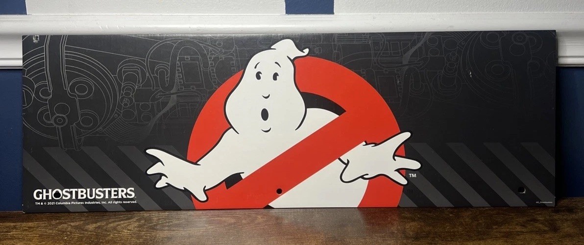 Spirit Halloween Cardboard Display End Cap – Ghost Busters 24×8