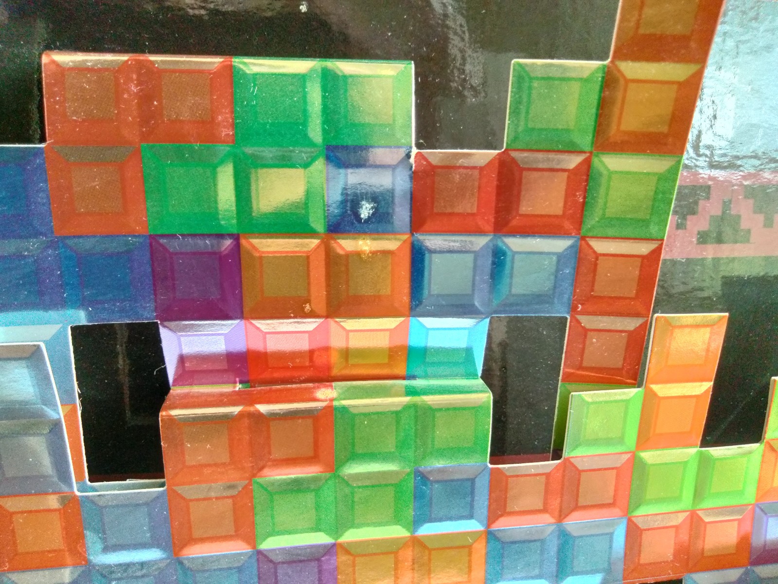 Nintendo Tetris DS Cardboard Display Stand