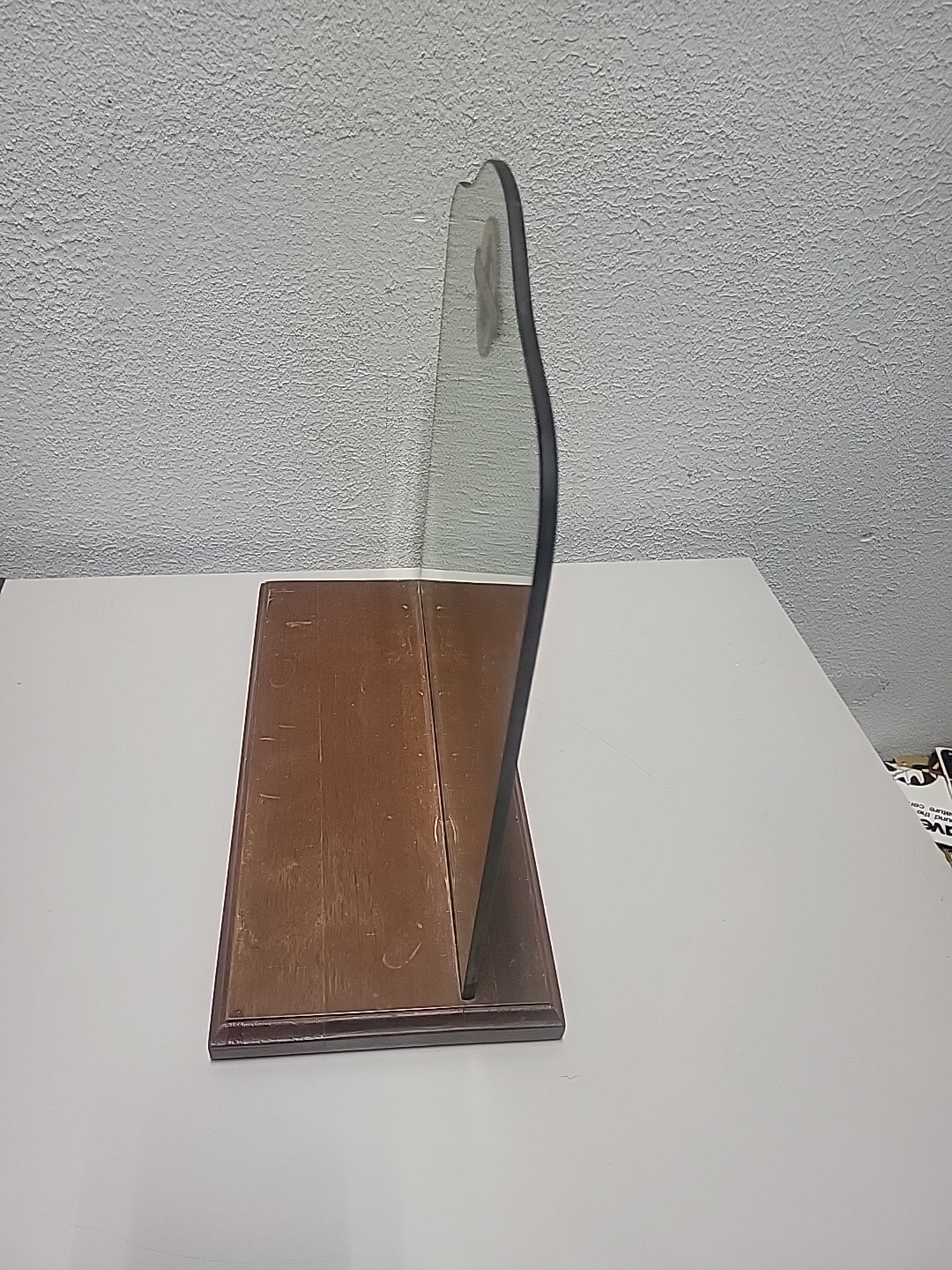 Vtg GOLDEN GURNSEY American Table MILK MCM Advertising Mirror Display Stand