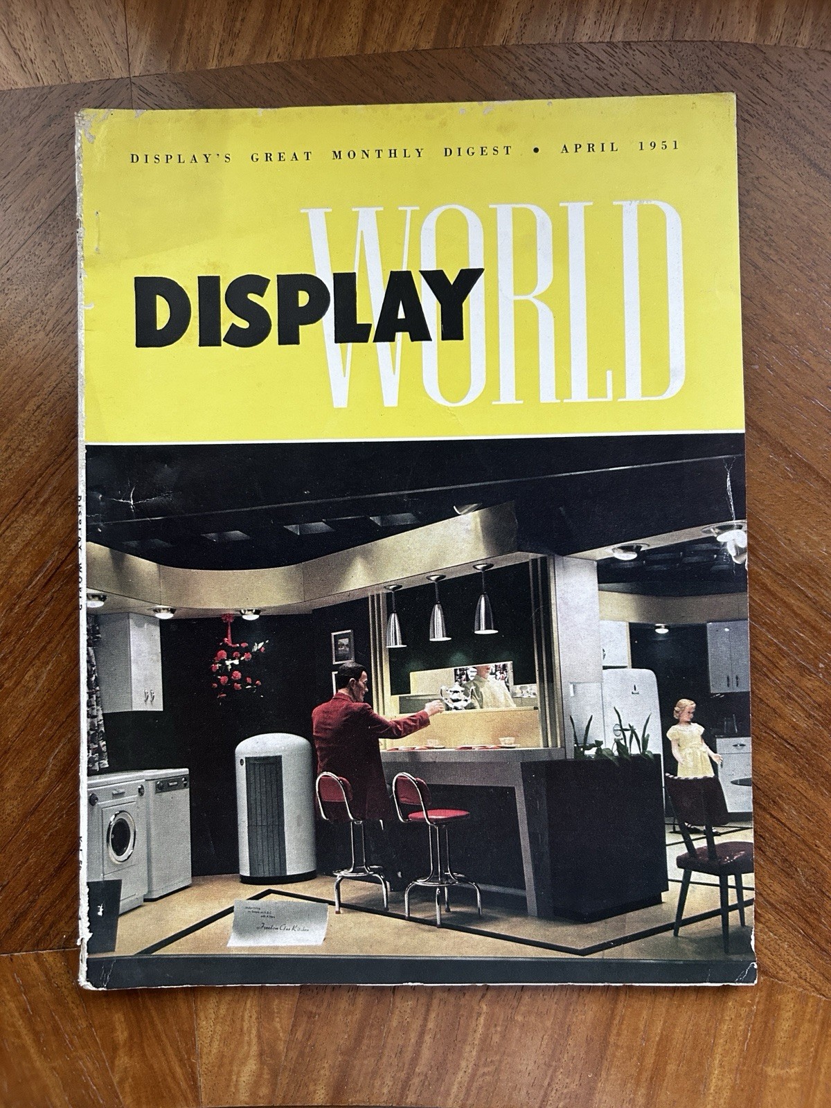 Vintage Display World Magazine 1951 Retail Store Window Mannequins Advertising