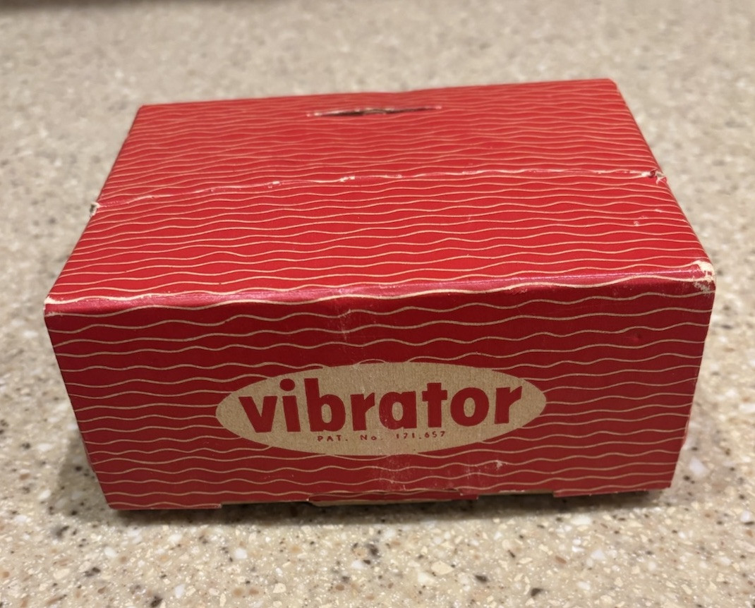 Vintage Store Display Item Box Kenmore Electric Hand Vibrator Box Only