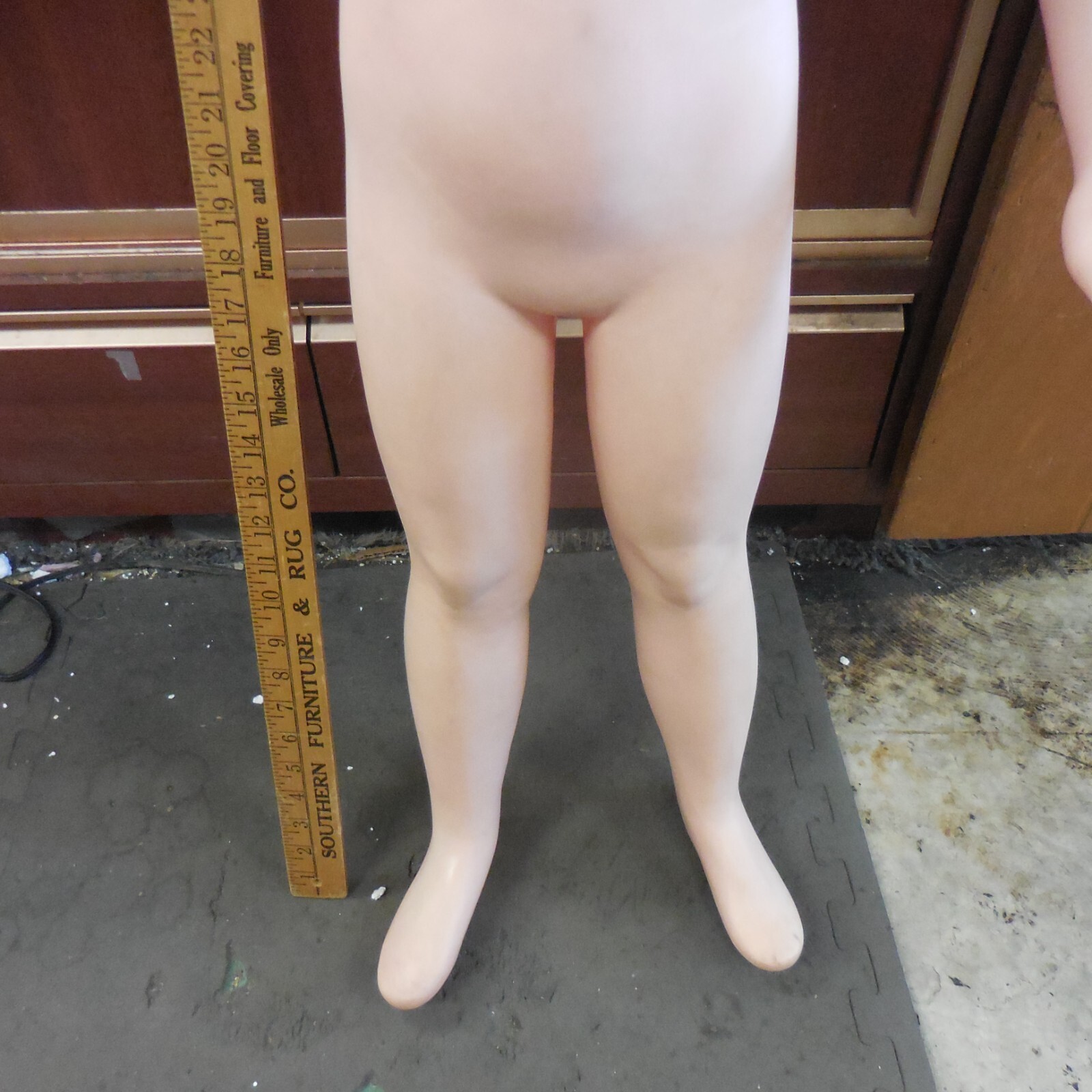 Buster Brown Shoes Store Display Plastic 41″ Young Girl Manikin-Old King Cole