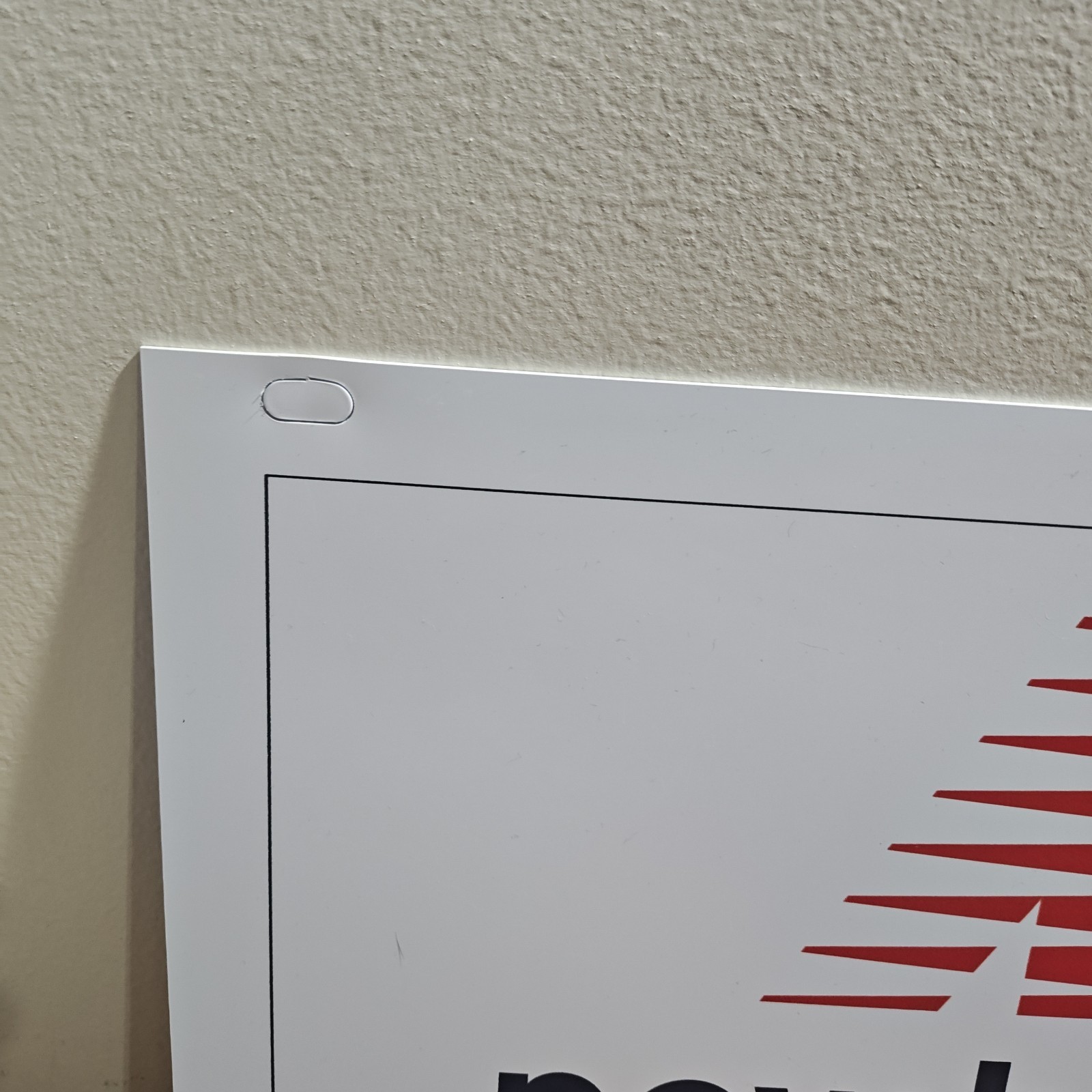 NEW BALANCE Shoe Store Retail Wall Hanging Sign Display White 20X10