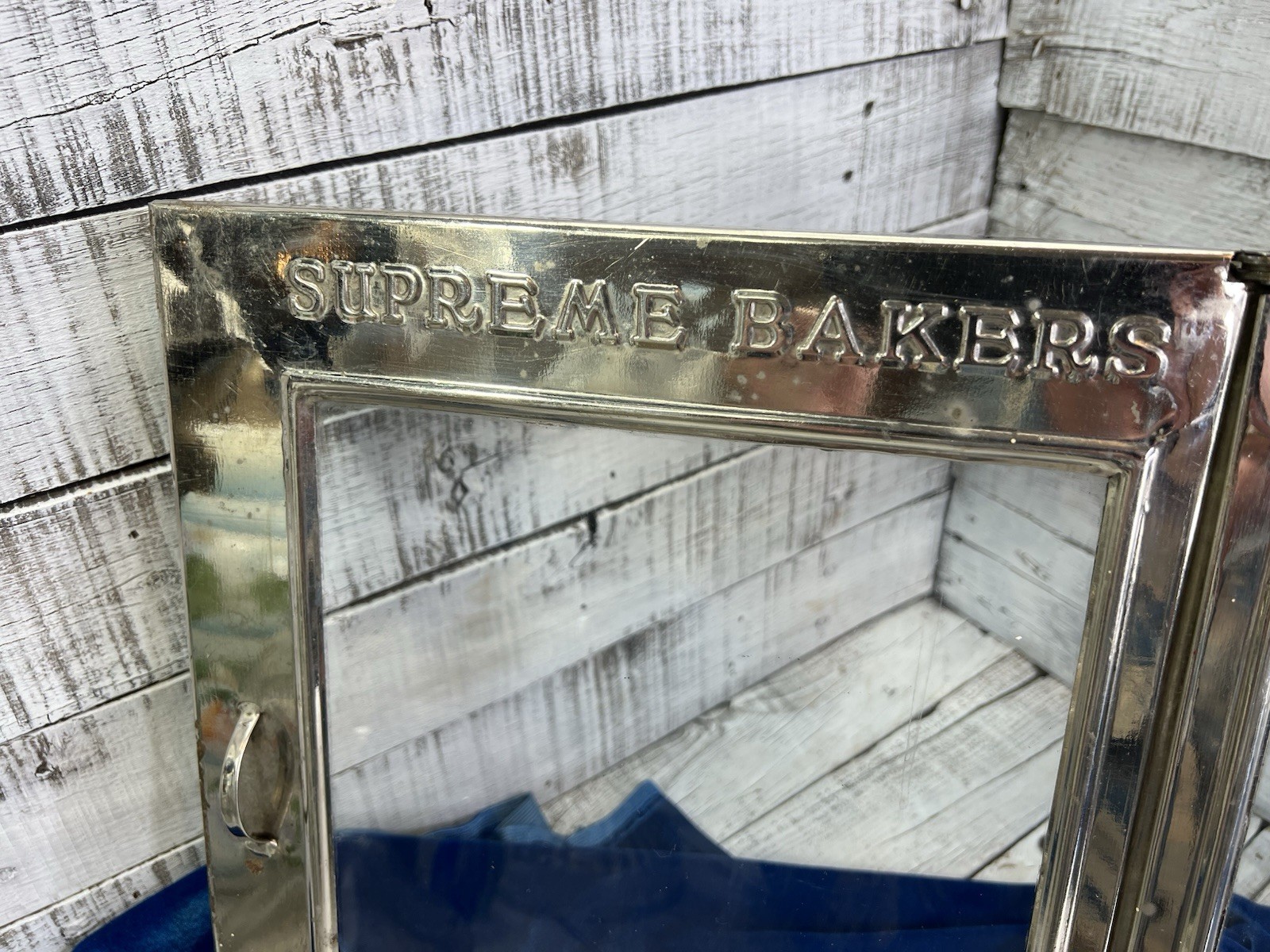 Antique Supreme Bakers The Merchants Biscuit Company Bakers Store Display Top