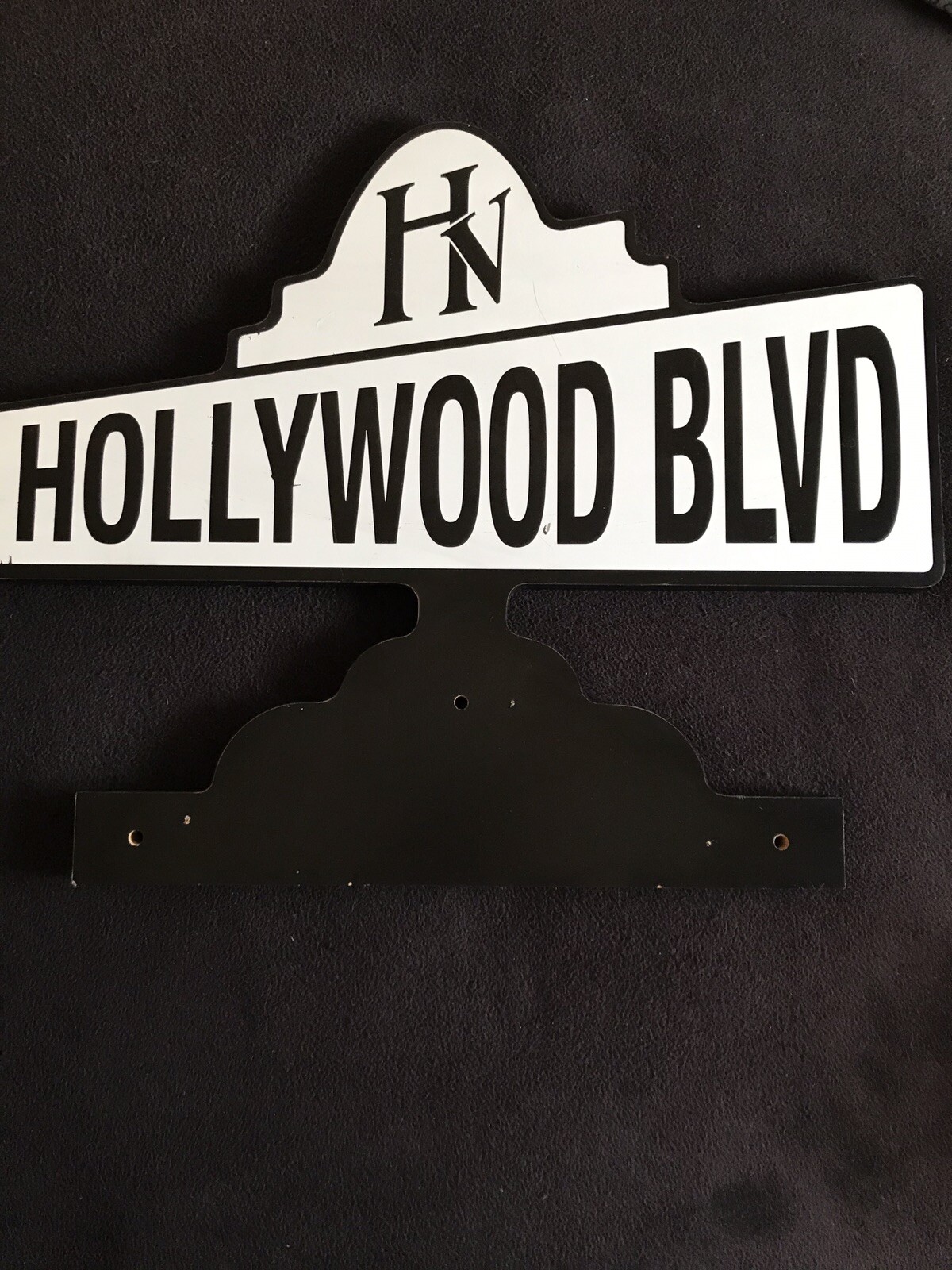 Hollywood Video Store Official Hollywood Blvd Display Sign VTG EXTREMELY RARE