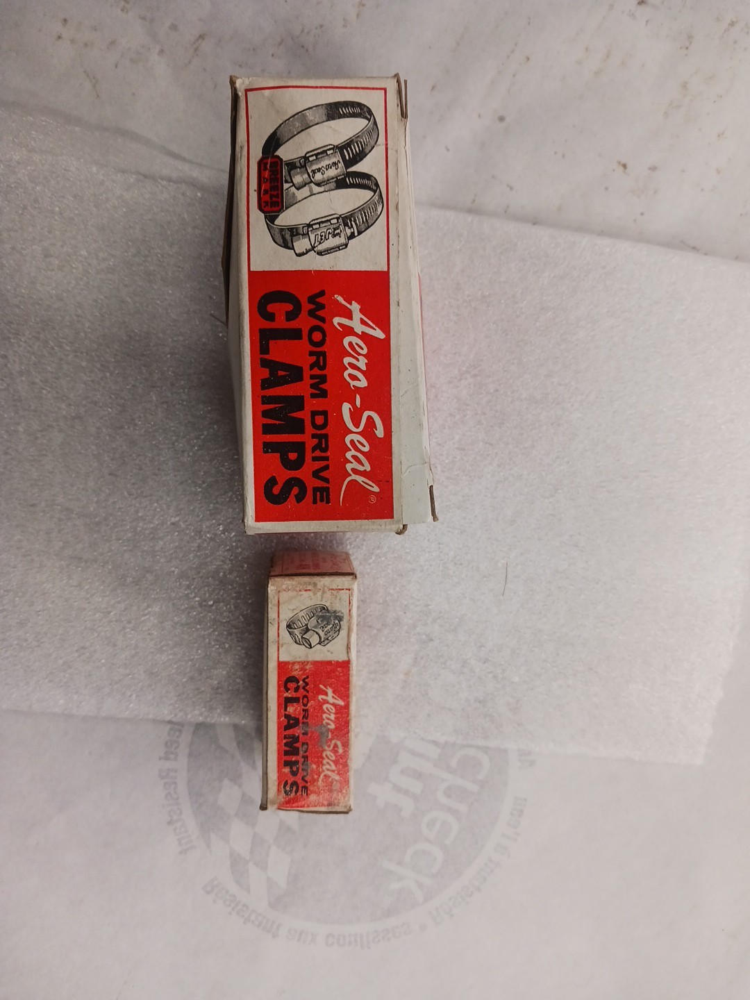 Vintage Shop Display Empty Boxes Aero-seal Clamps