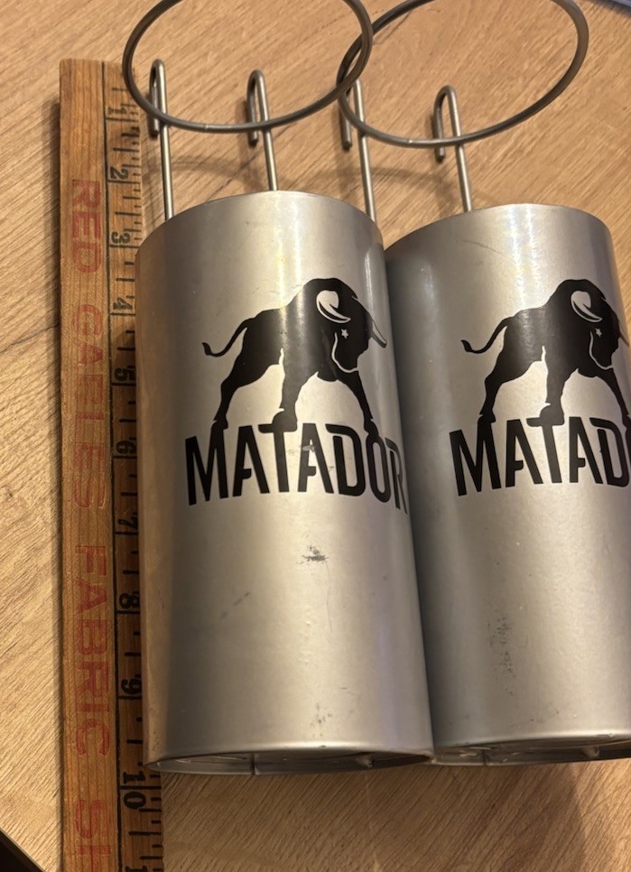 Matador Meat Snack Canister – Display 2 Units Retail Store Man Cave Dorm Garage