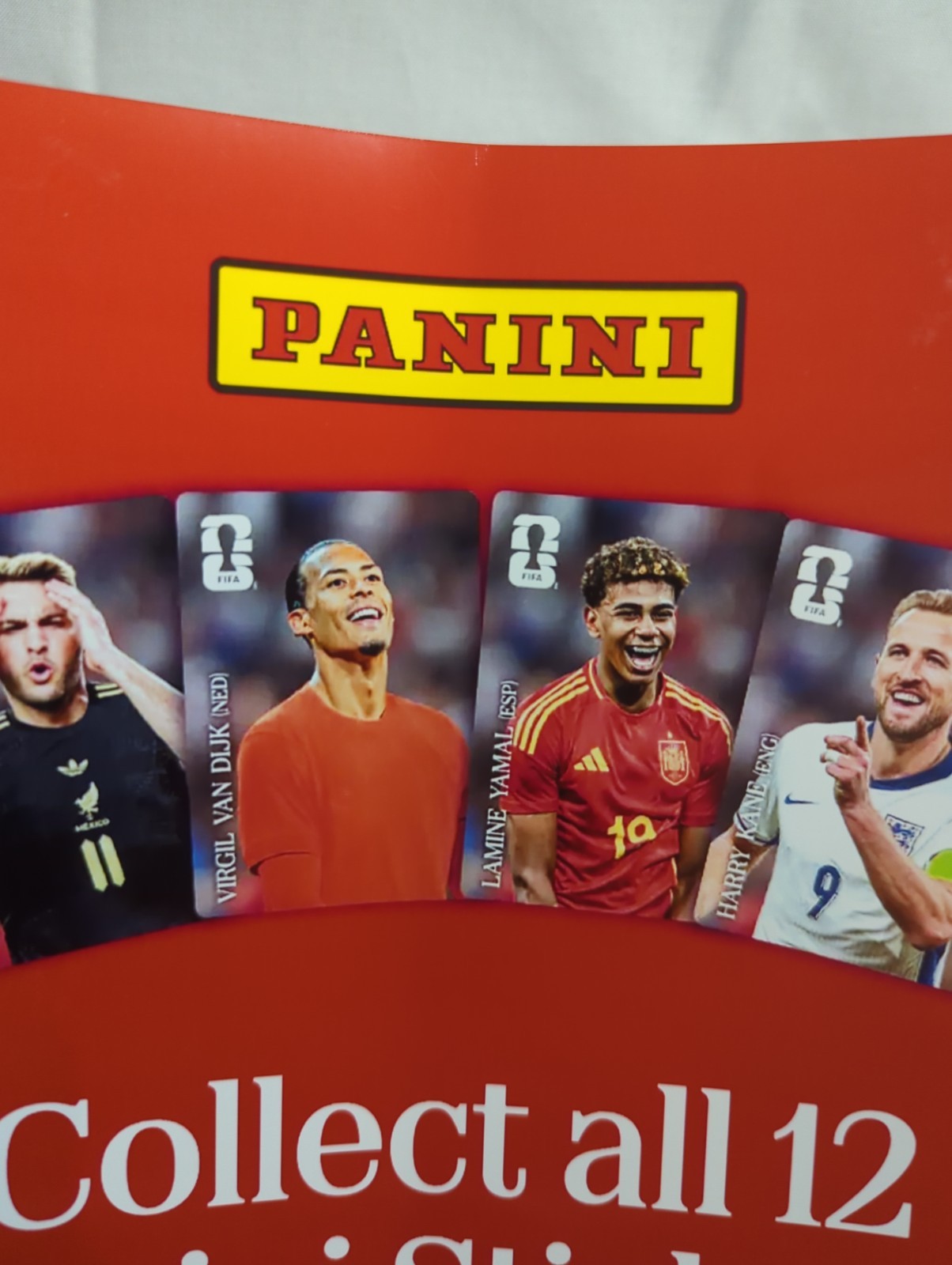 Panini FIFA World Cup 26 Coke Advertisement 8″X 8″ Kodak Paper yamal Kane
