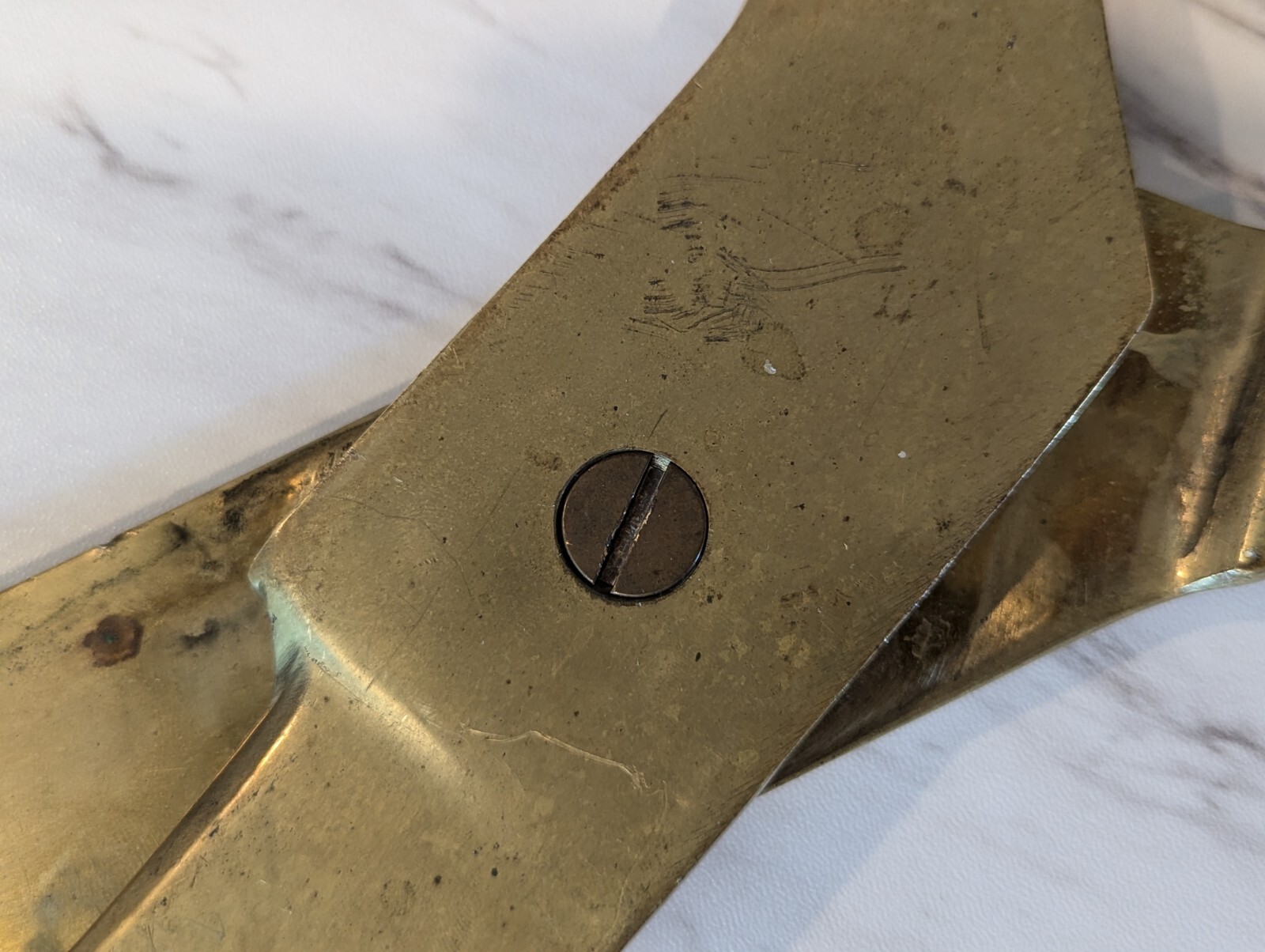 Mid 20th Century Giant Bronze Advertising Store Display Scissors – Tailors Trade