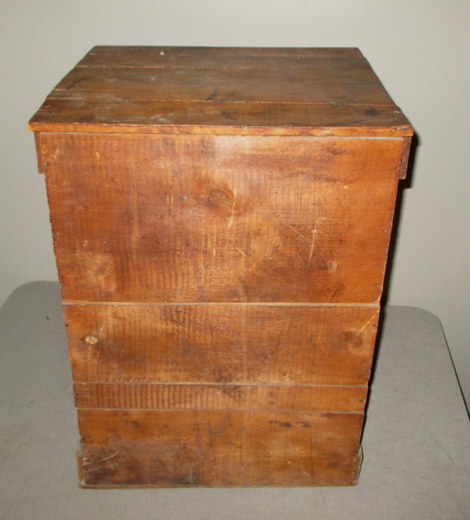 1890 ANTIQUE GENERAL STORE-COFFEE BOX-21″ROTH-HOMEYER-STEER BRAND-ST LOUIS,MO