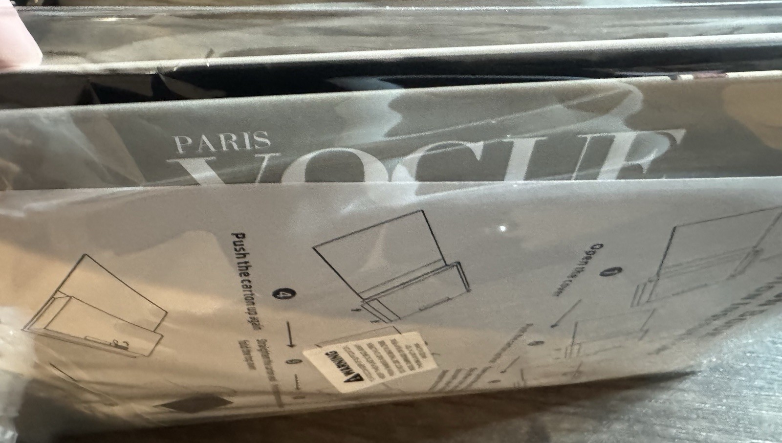Canvas + 3 Decorative Boxes/Books- Authentic Vogue, Tom Ford, Coco Chanel, Etc.