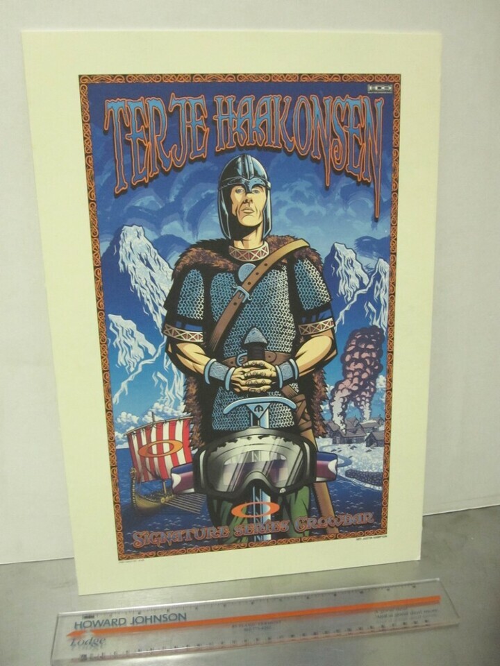 OAKLEY 2007 Terje Haakonsen Snowboard dealer display standee NEW old stock