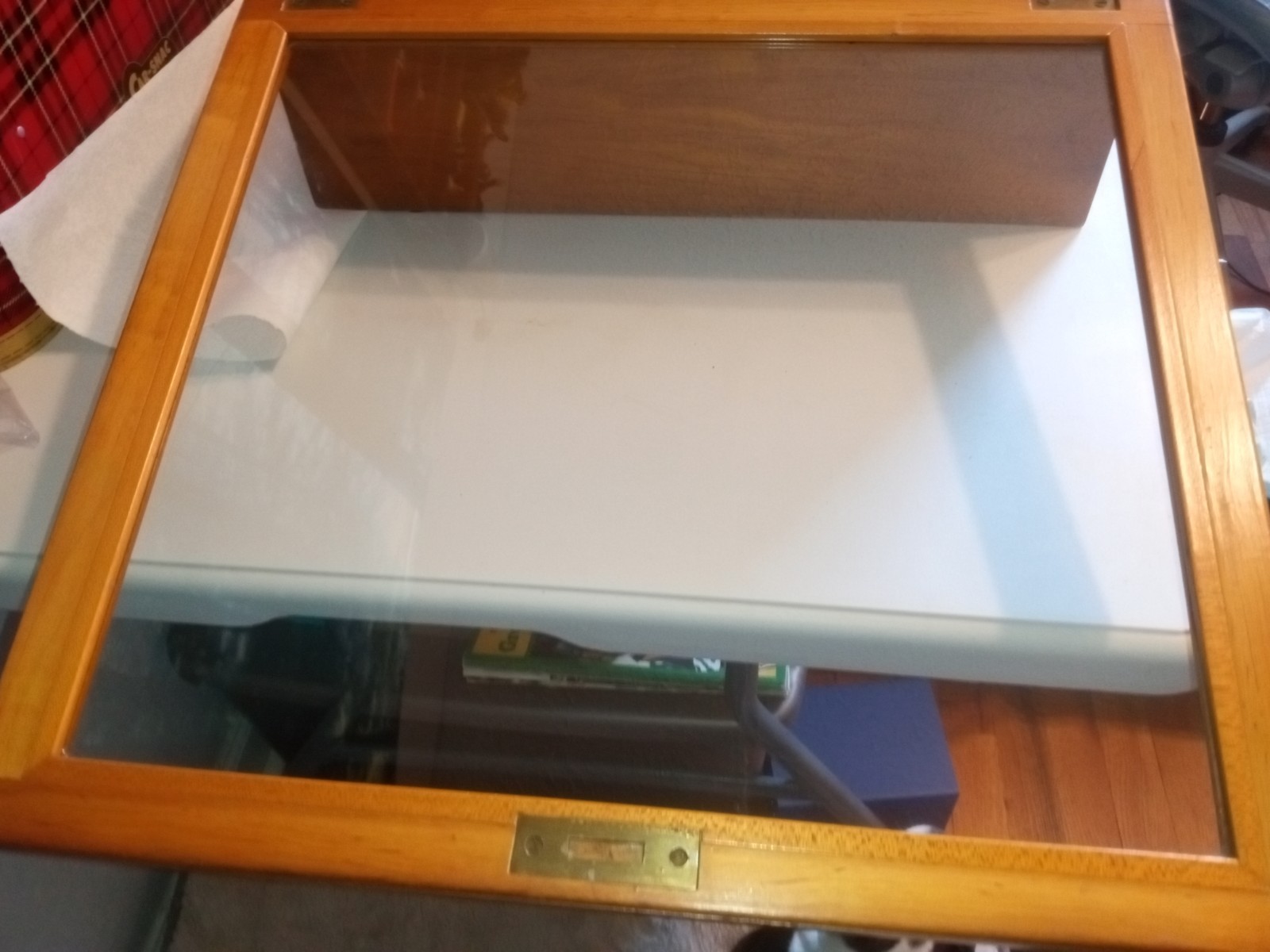 Vintage Early 1900s Hardware Store File Display Case ..Delta Files…..