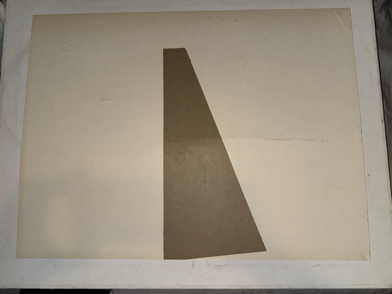 1951-57 GE General Electric Vintage Display Cardboard Counter Room air-Condition