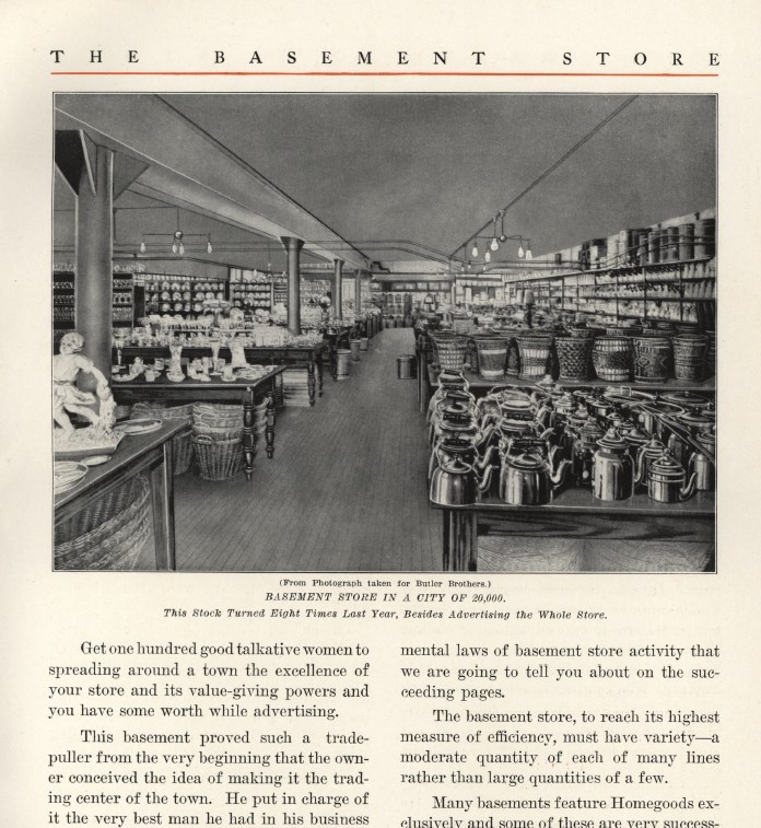 Butler Bros (1914) RETAIL DEPARTMENT STORE LAYOUT windows displays MERCHANDISING
