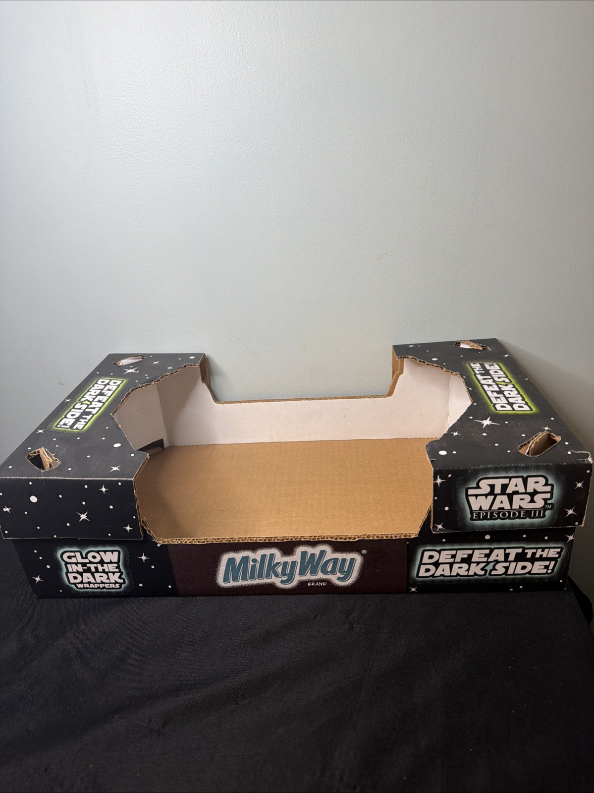 Vintage Star Wars Episode III Milky Way Store Display Retail Cardboard Box 2005