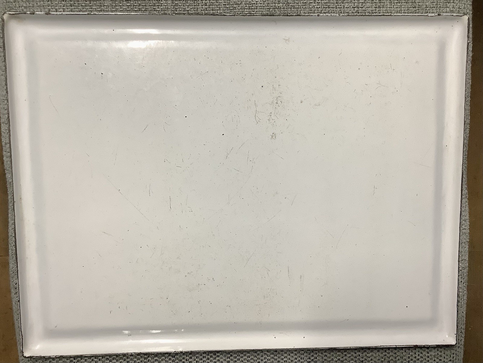 Marco Watch Parts Enameled Cast Iron Countertop Advertising Tray ~ 1920s NICE!